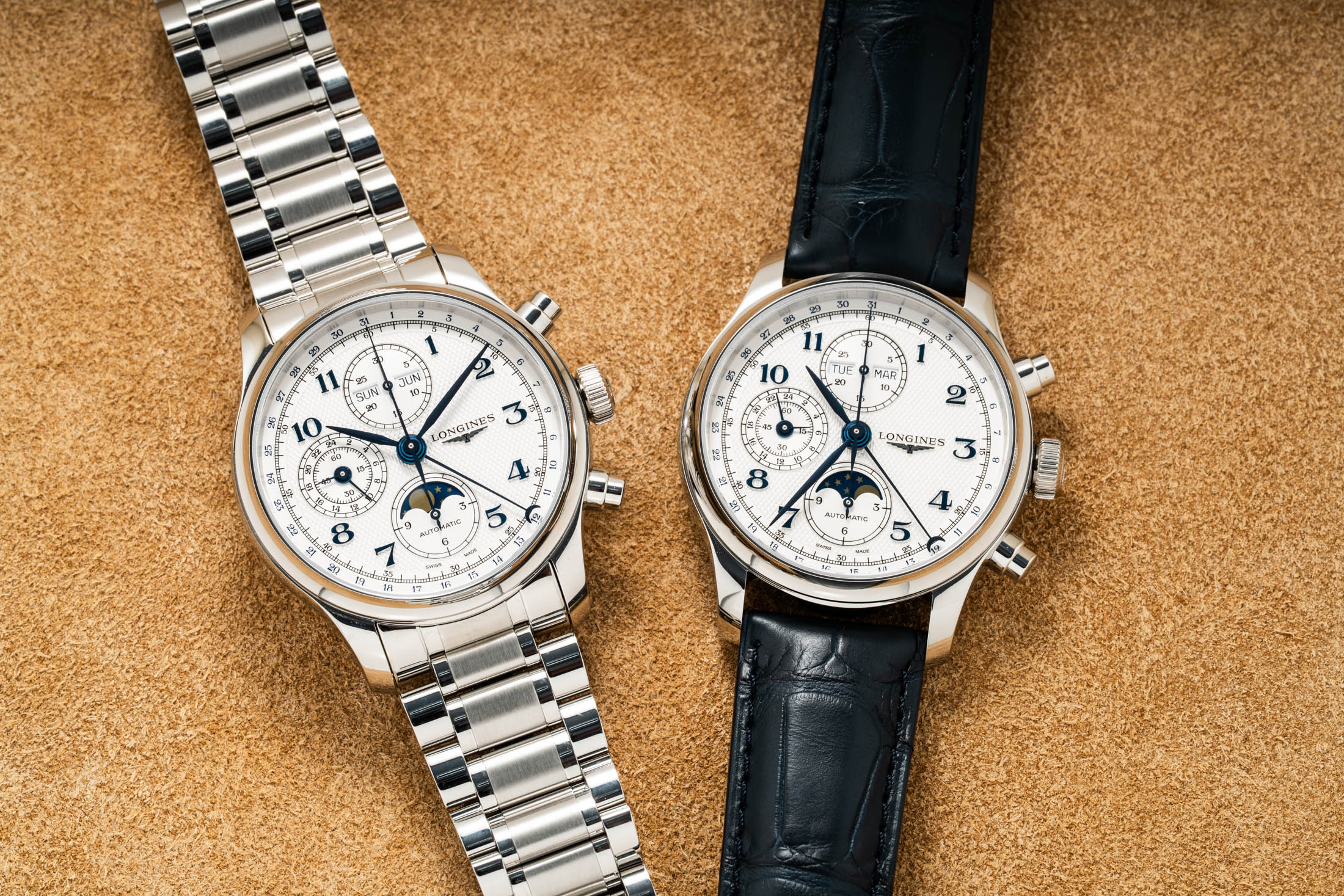 Hands-On: The Longines Master Collection Launches A New Monopusher Chronograph Alongside A Refresh Of The Triple Calendar Chrono