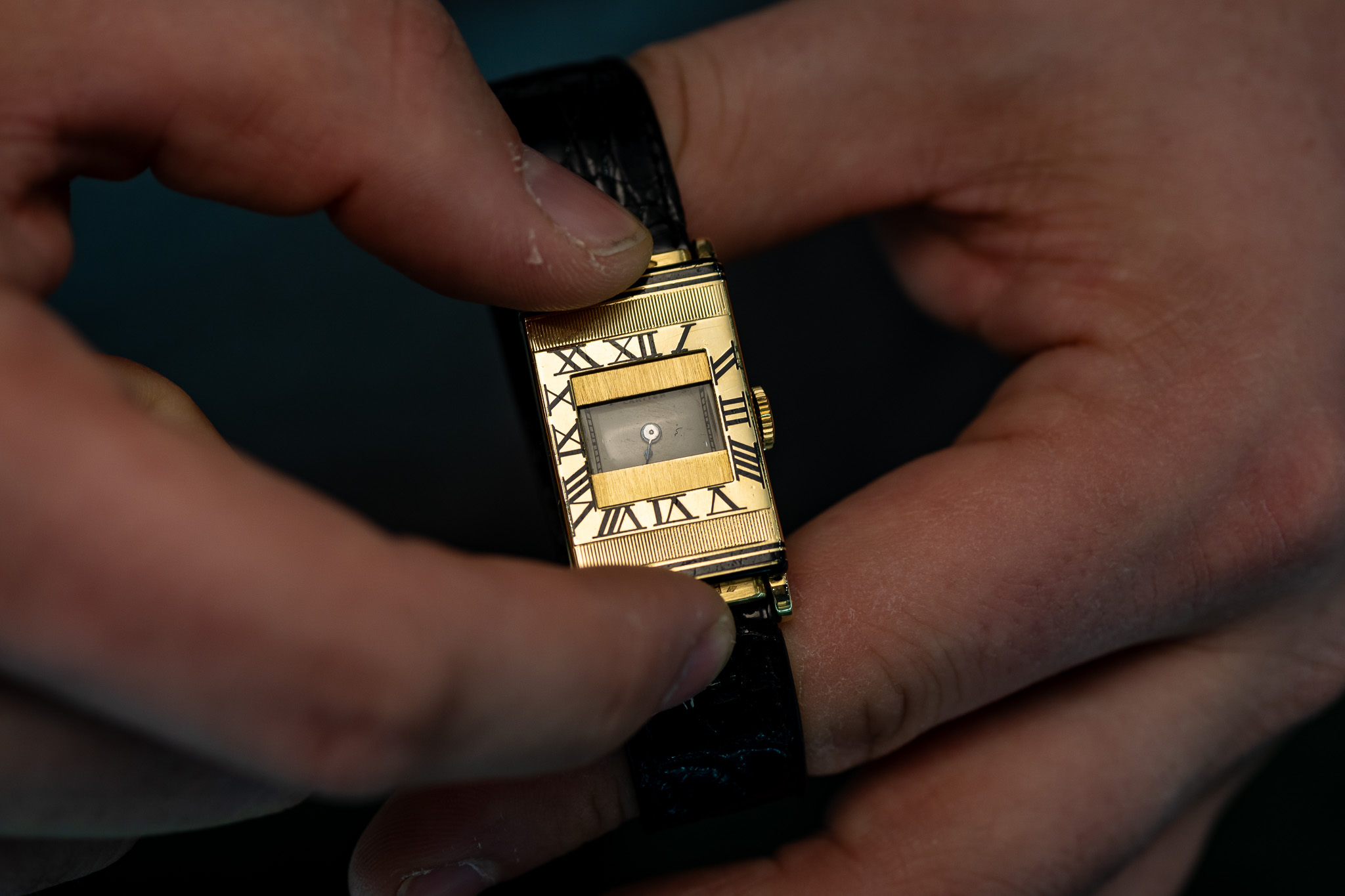 cartier tank shutter watch