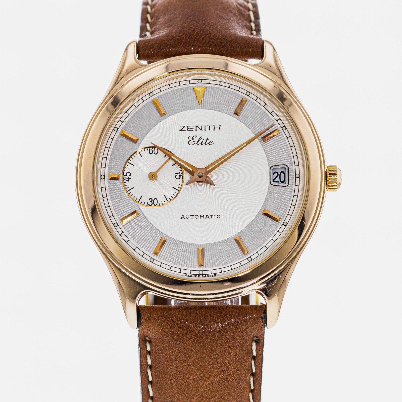 A soldier image of the Zenith Elite Small Seconds watch