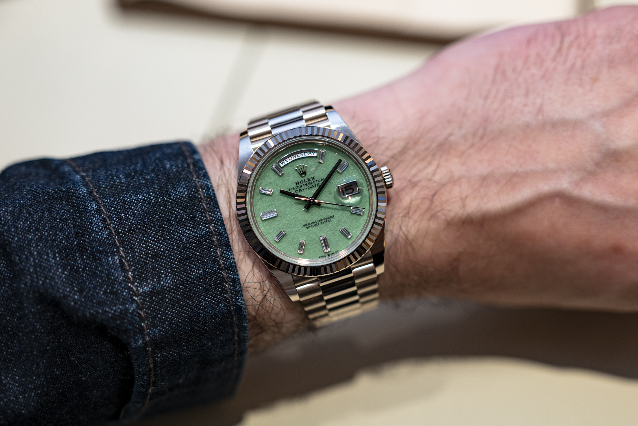 The Subtle Luxury of the Rolex Oyster Perpetual Day-Date 40 in Jubilee Gold