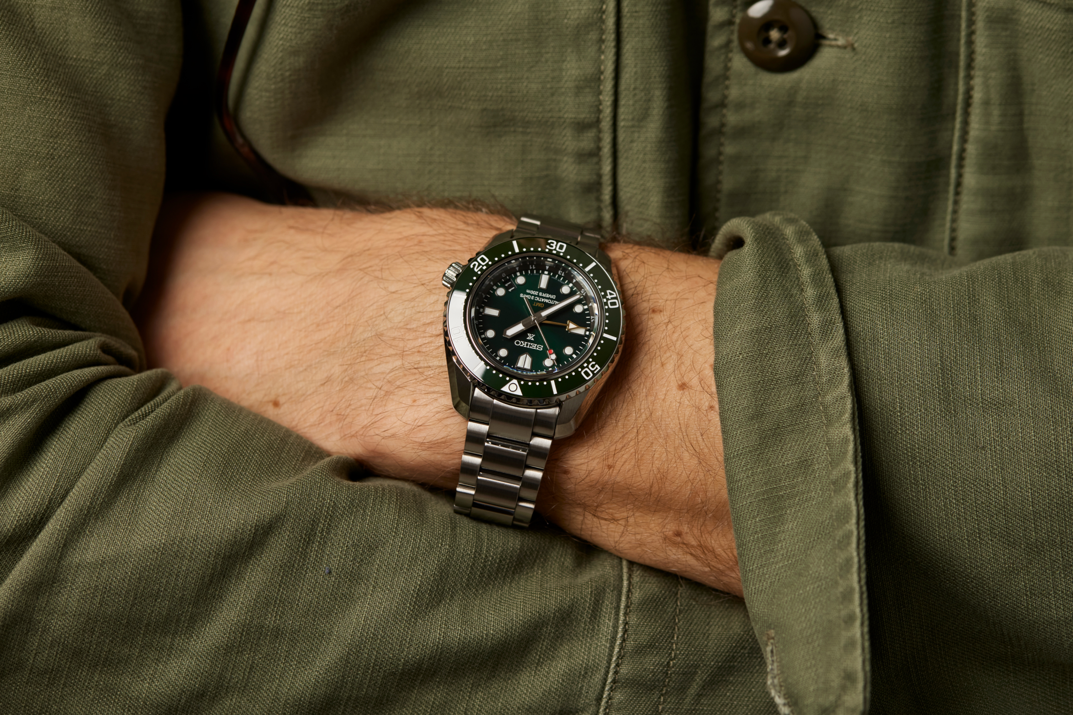 Seiko Prospex GMT on wrist