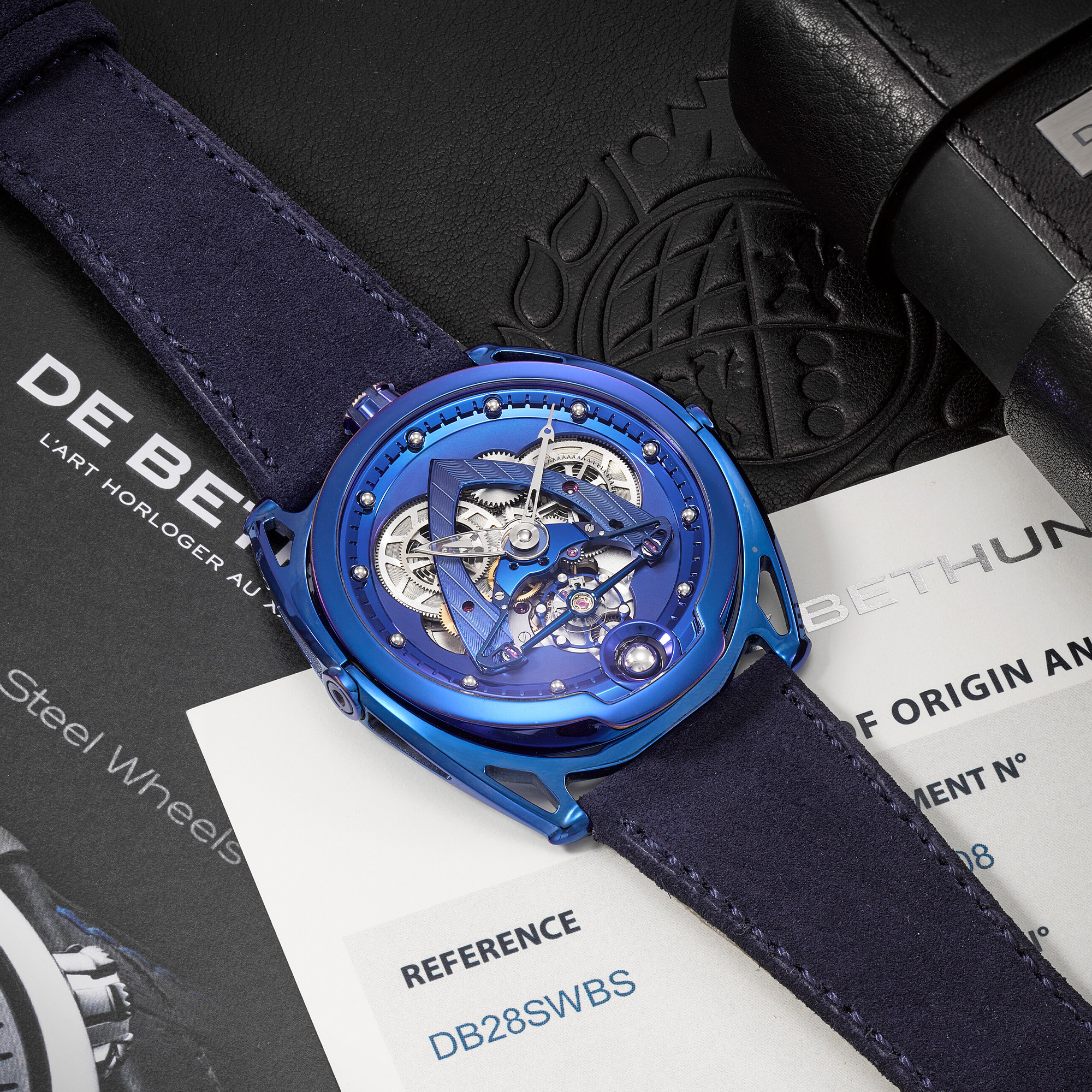 A blue De Bethune