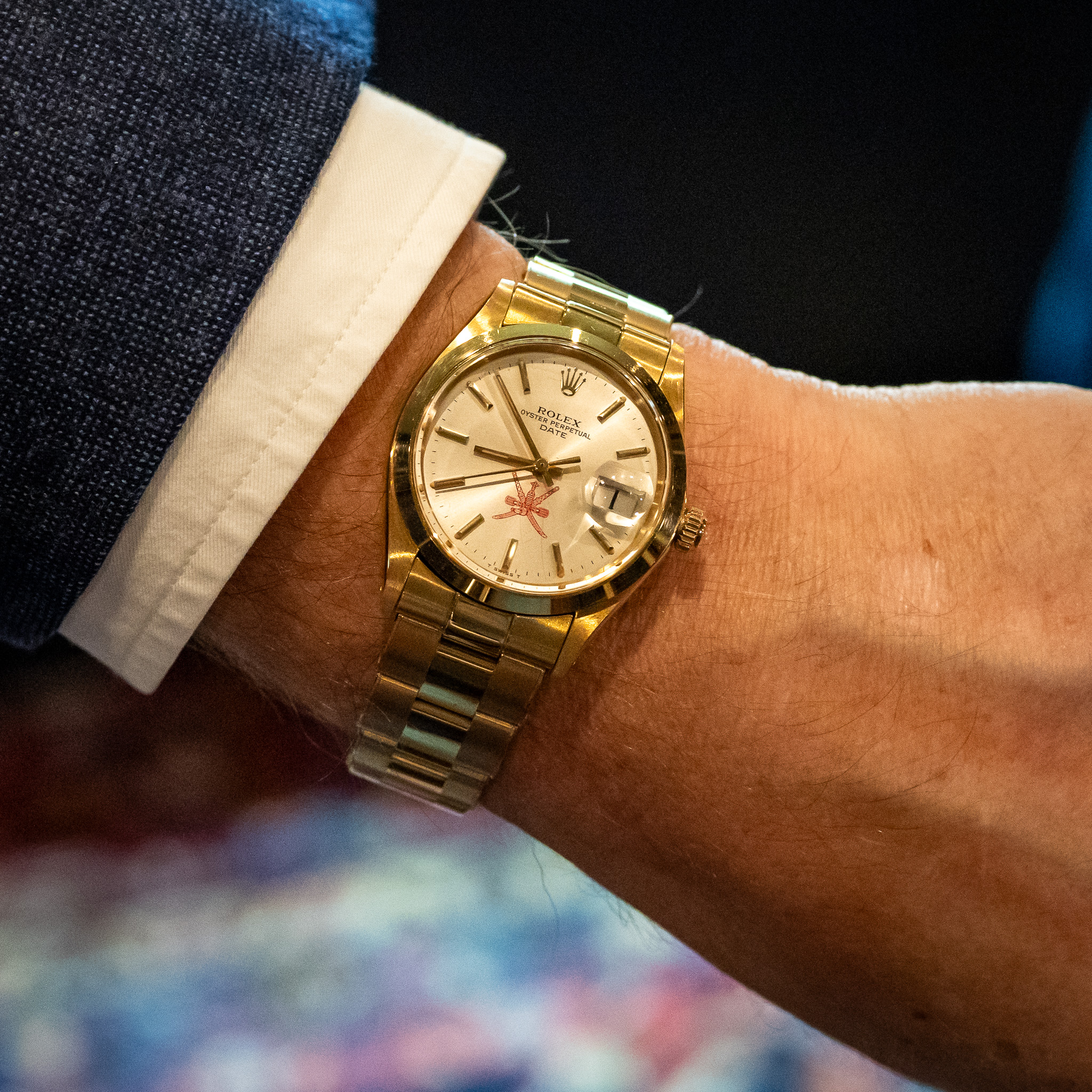 rolex khajnar oyster perpetual date