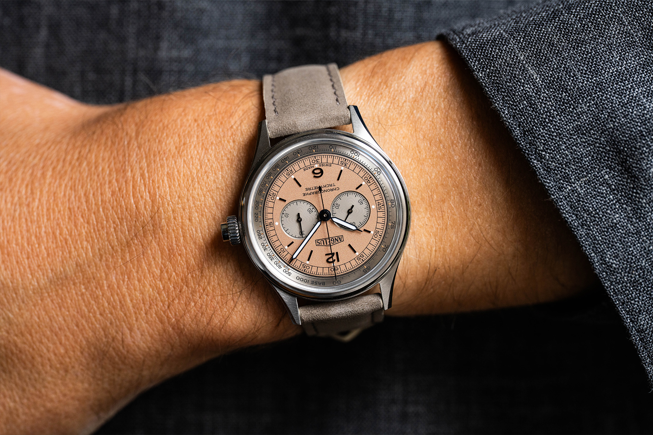 Introducing: Angelus Chronographe Tachymètre (Live Pics)