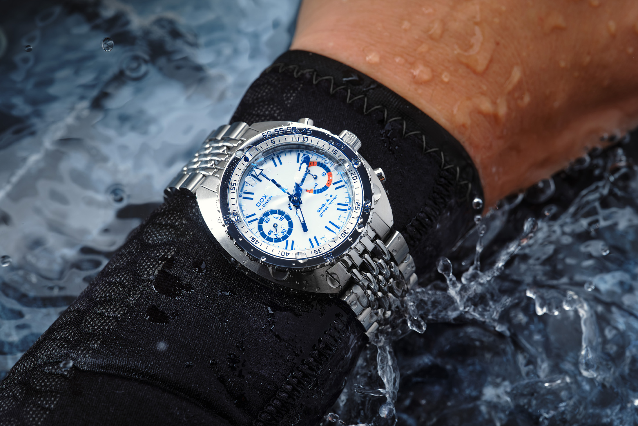 Introducing: The Doxa SUB 200 T.Graph II “Great White” Topper Edition [Live Pics]