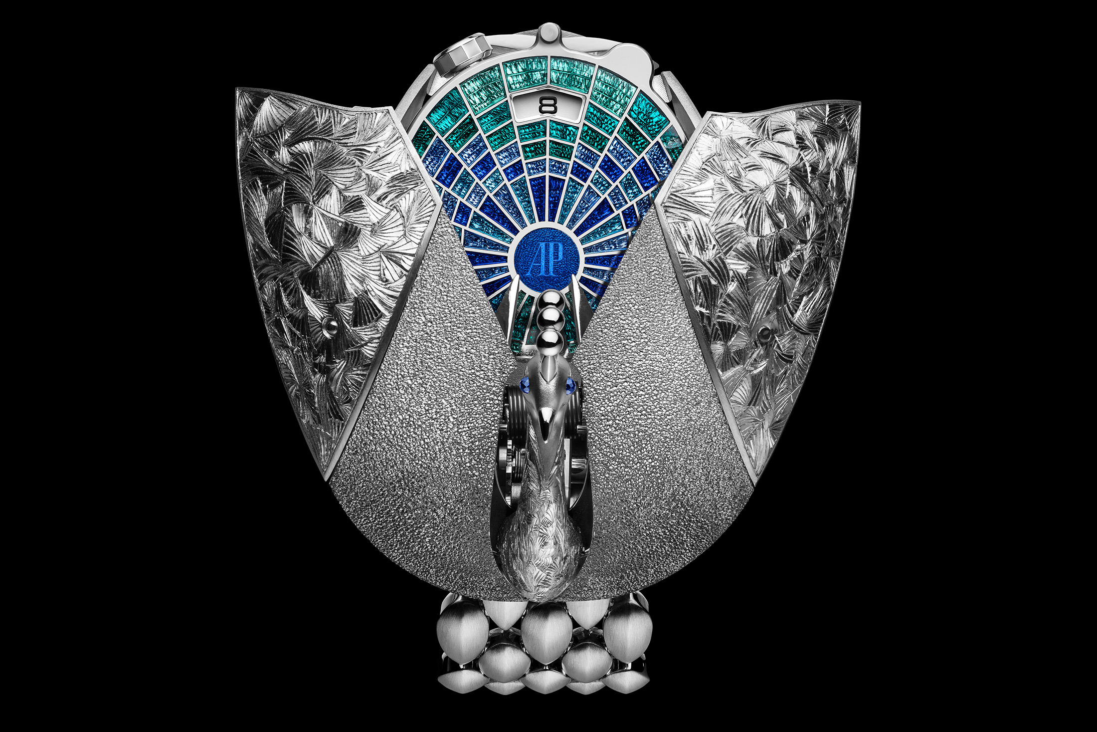 AP Atelier Etablisseurs Peacock Open Front Dial