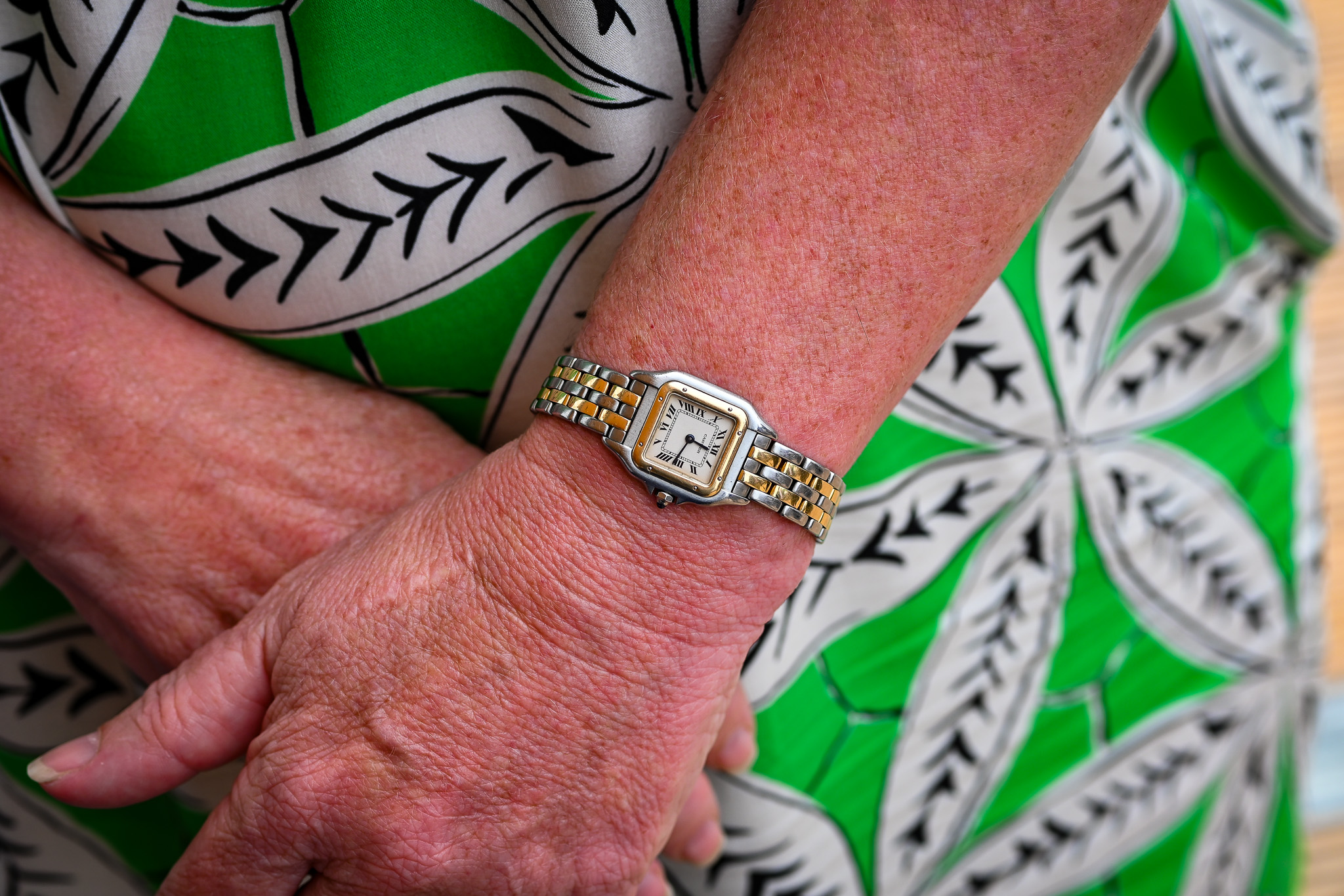 cartier panthere two-tone