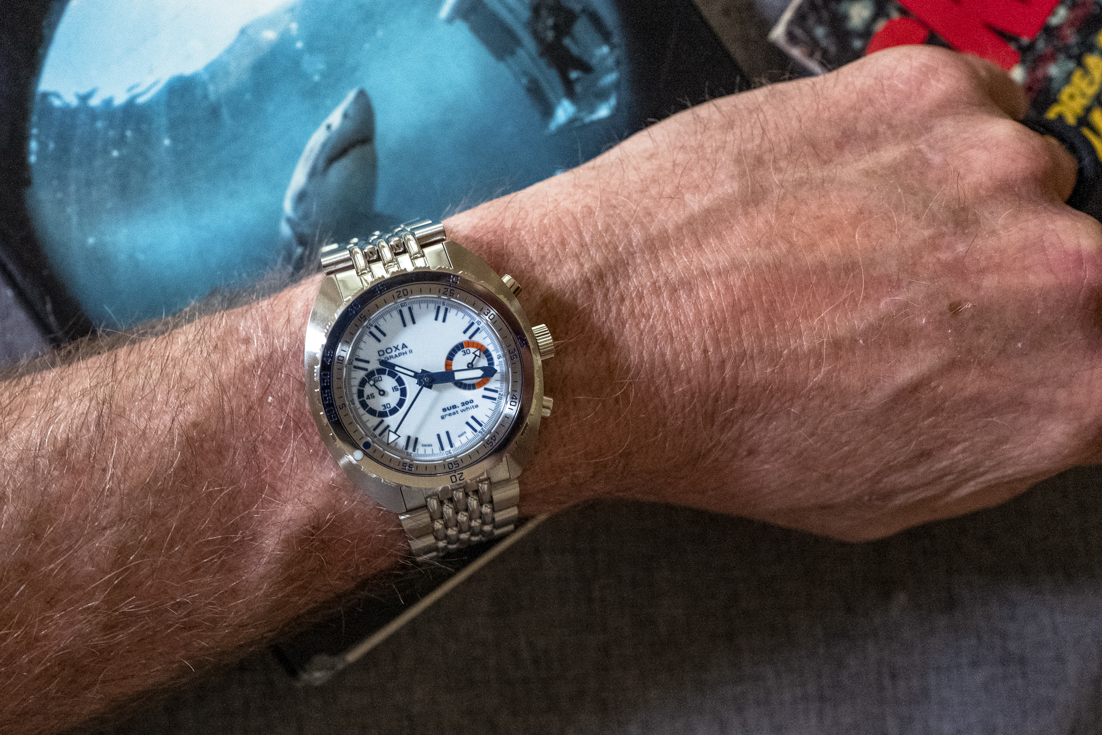 Introducing: The Doxa SUB 200 T.Graph II “Great White” Topper Edition [Live Pics]