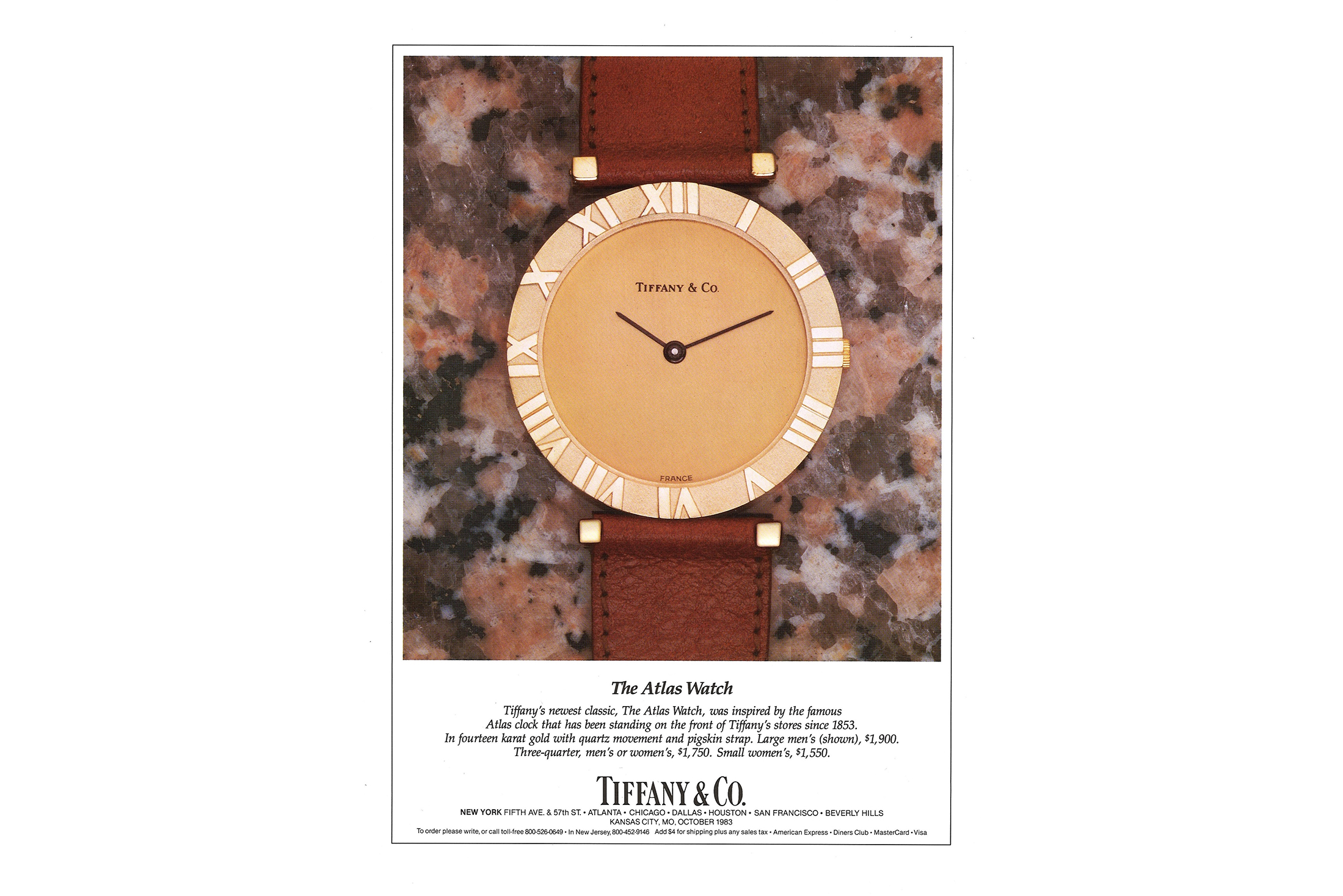 Tiffany Atlas watch