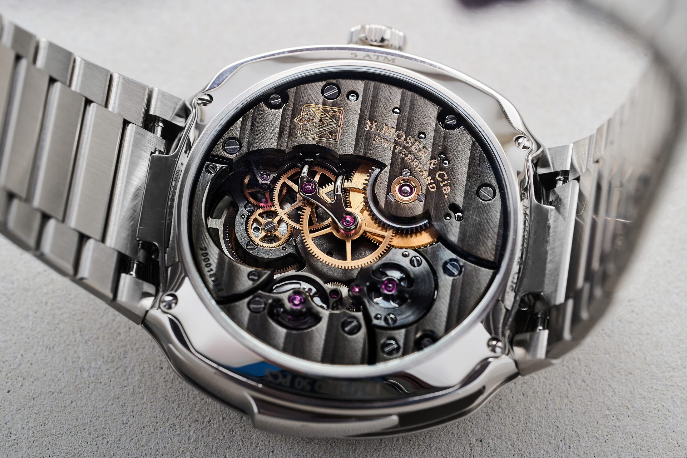 H. Moser & Cie. Streamliner Concept Minute Repeater Tourbillon Blue Enamel