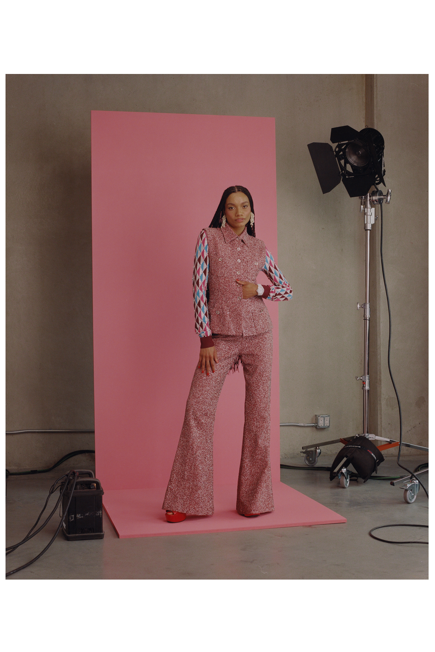Model in Chanel j12