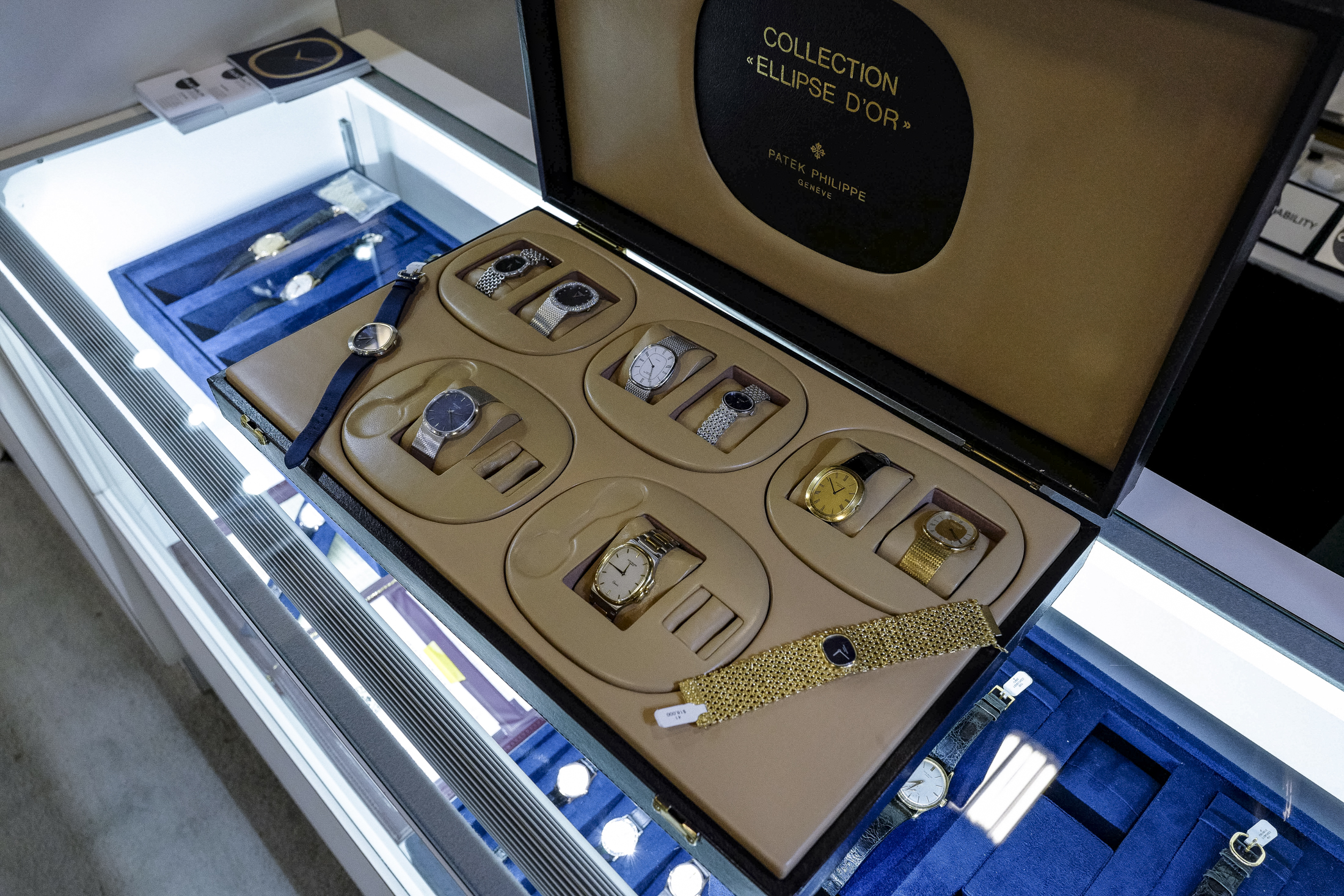 A box of patek ellipses.