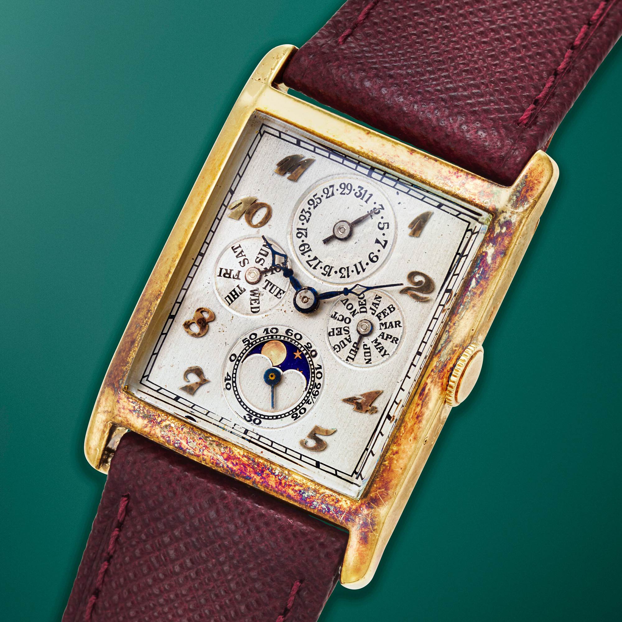 A 1927 Audemars Piguet complete calendar