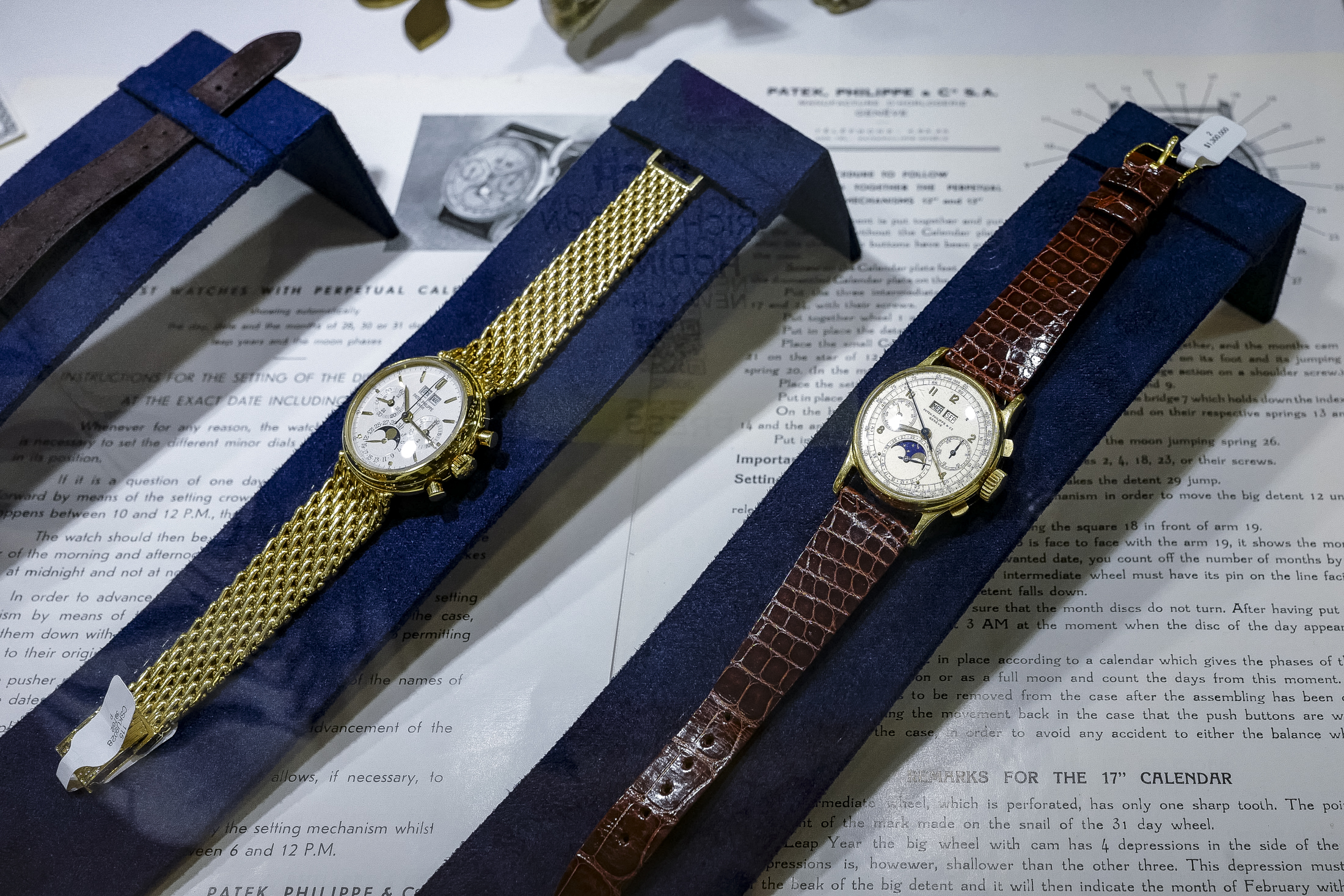 Patek perpetual calendar chronographs