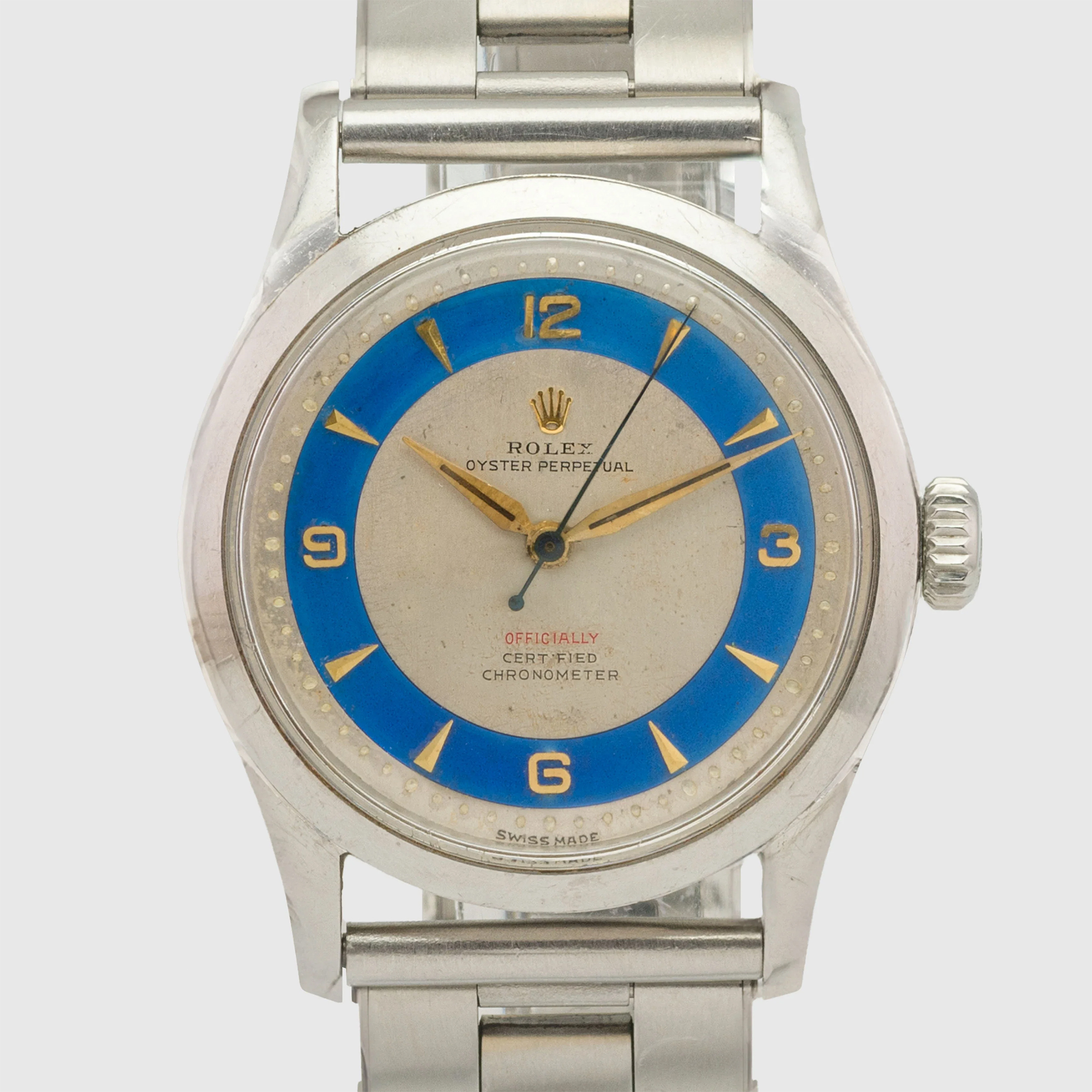 A Rolex ref. 6332 Bubbleback with enamel dial