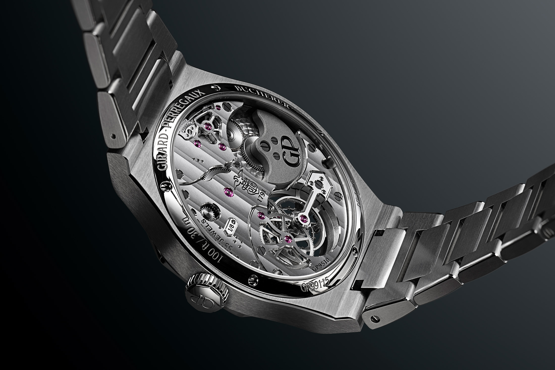 caseback GP tourbillon