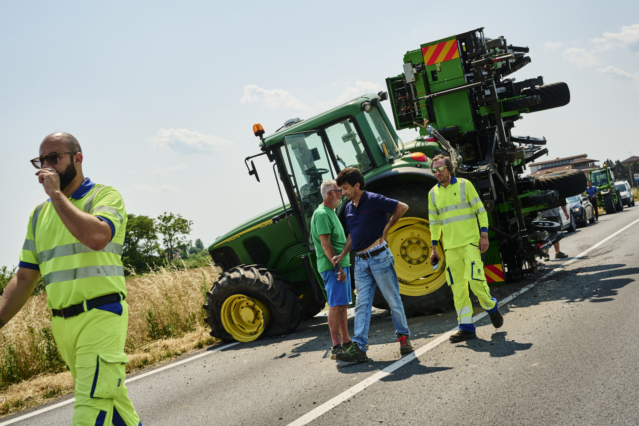 Tractor accident