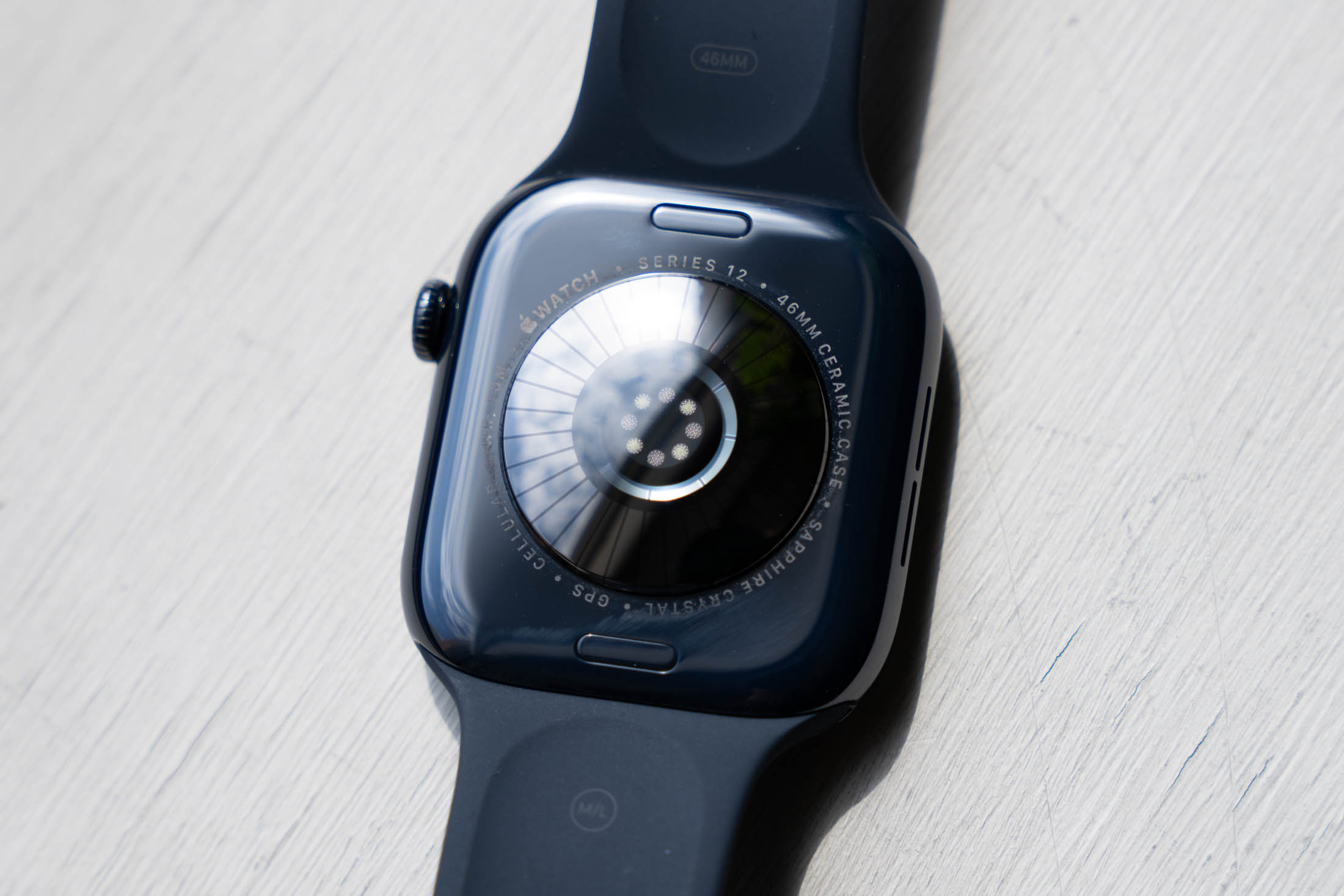 Blue Ceramic Caseback