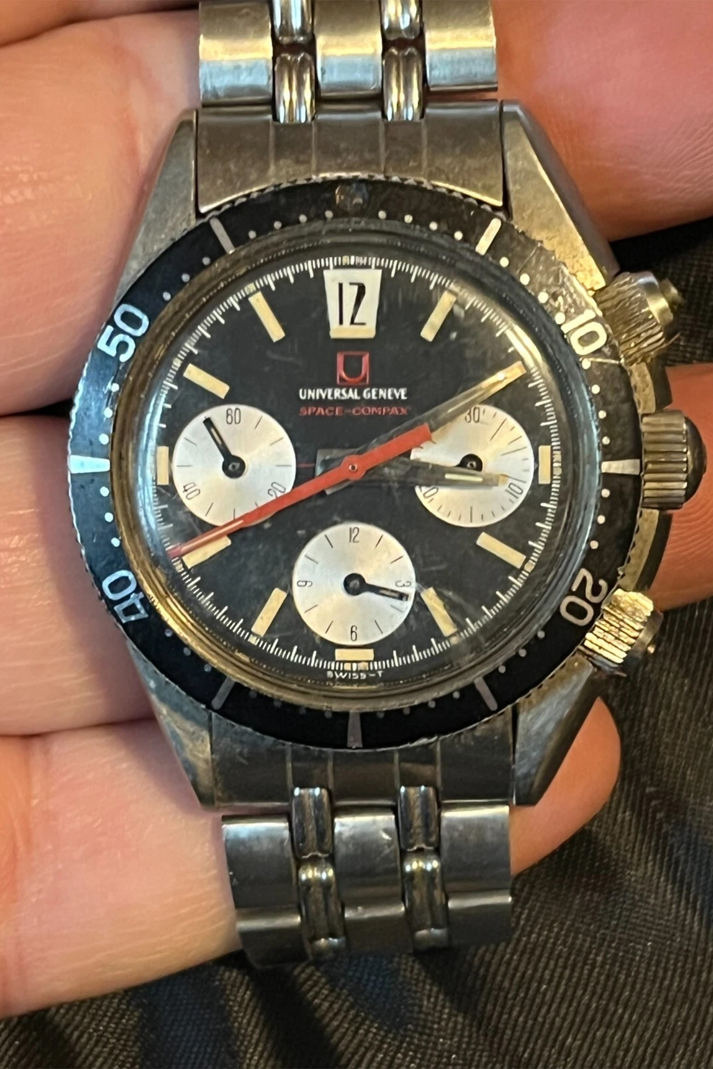 A 1960s Universal Genève Space-Compax Ref. 885104/01