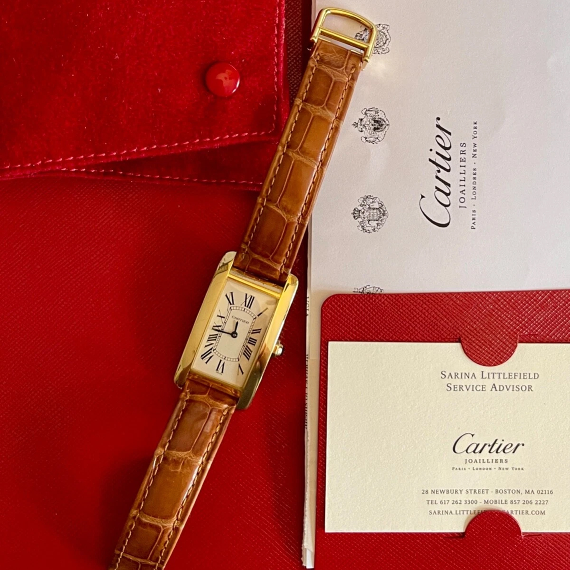 A Cartier Tank Americaine ref. 1720