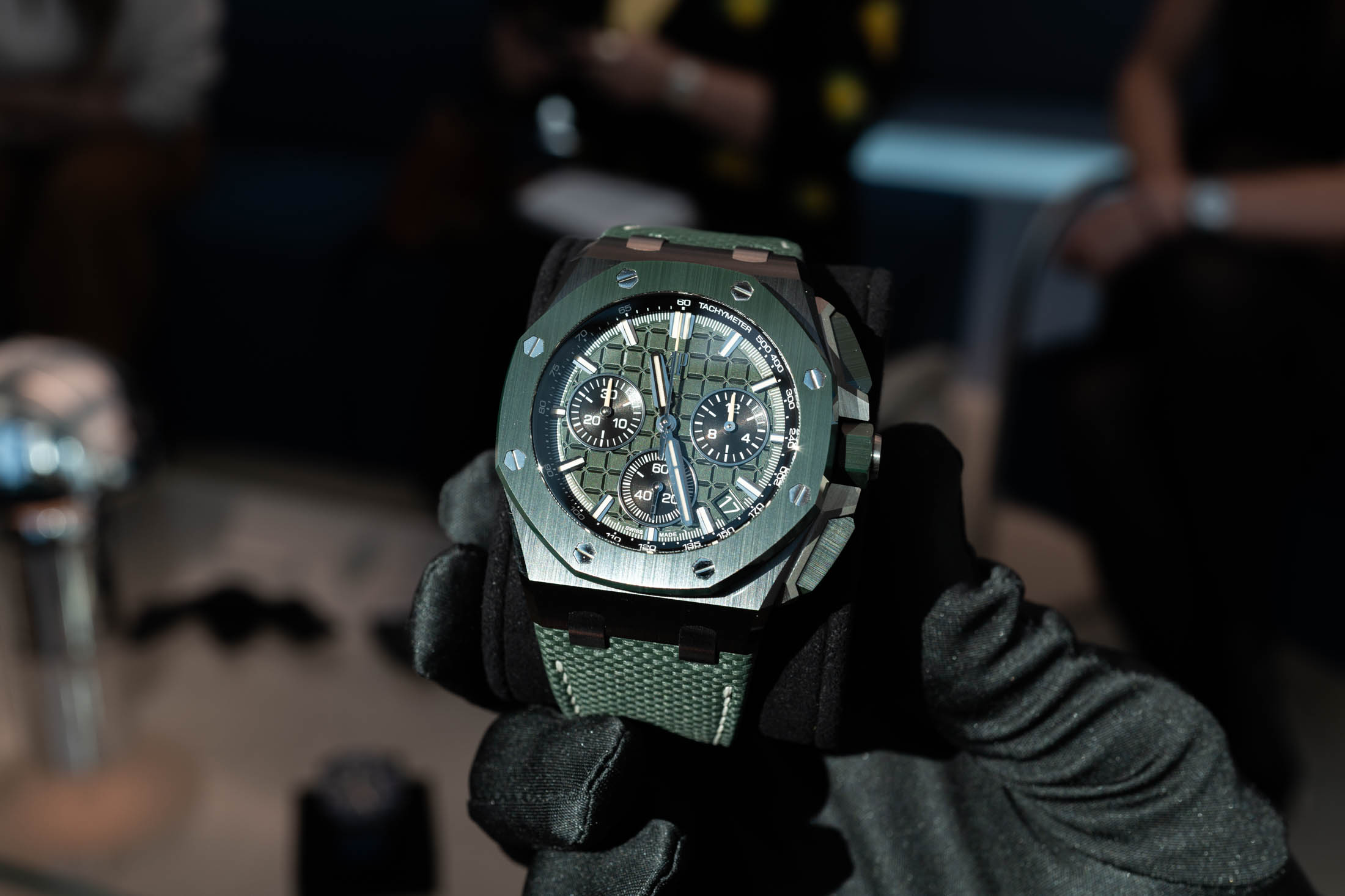 new tri-tone green ceramic offshore