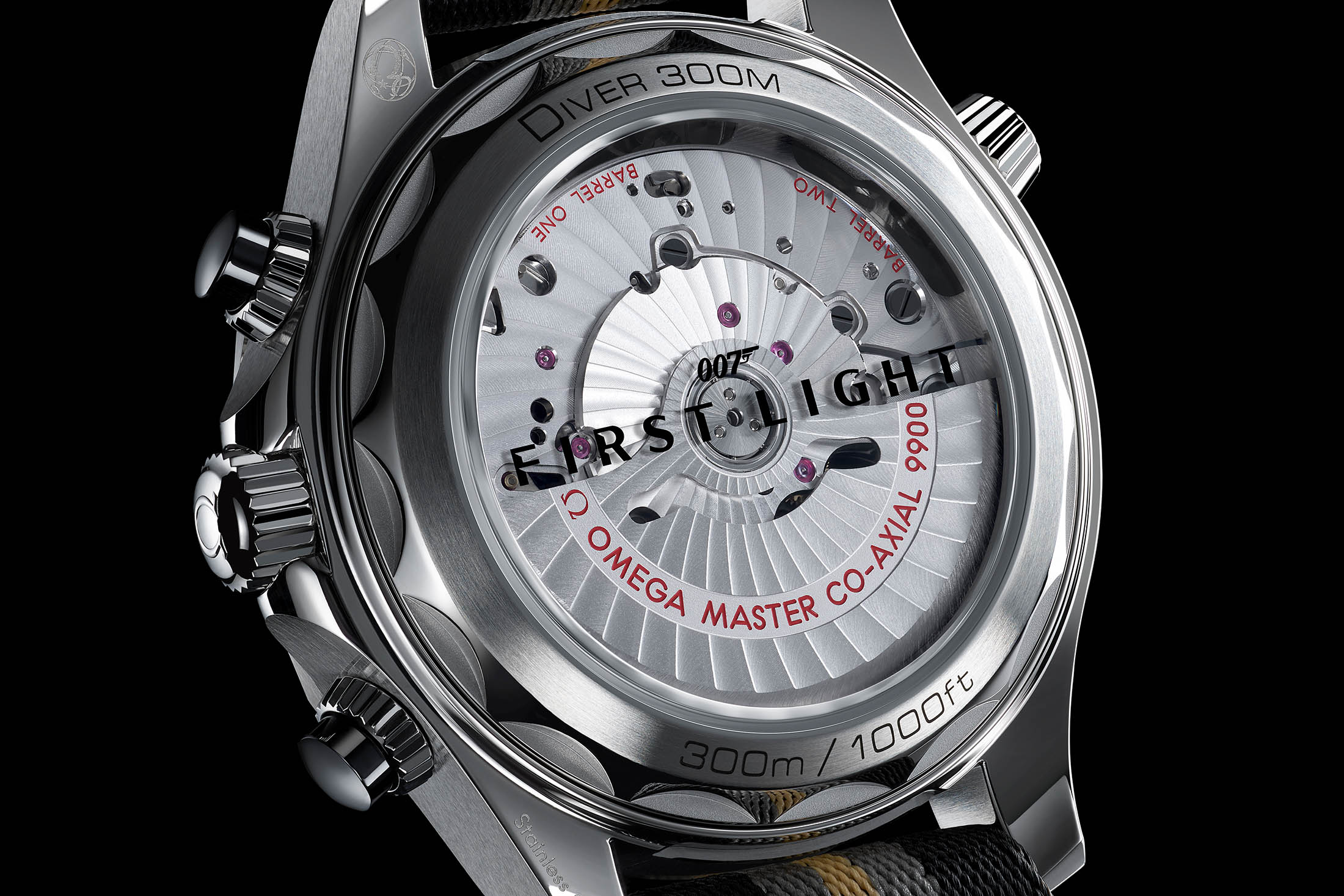 007 First Light Seamaster Chronograph Caseback