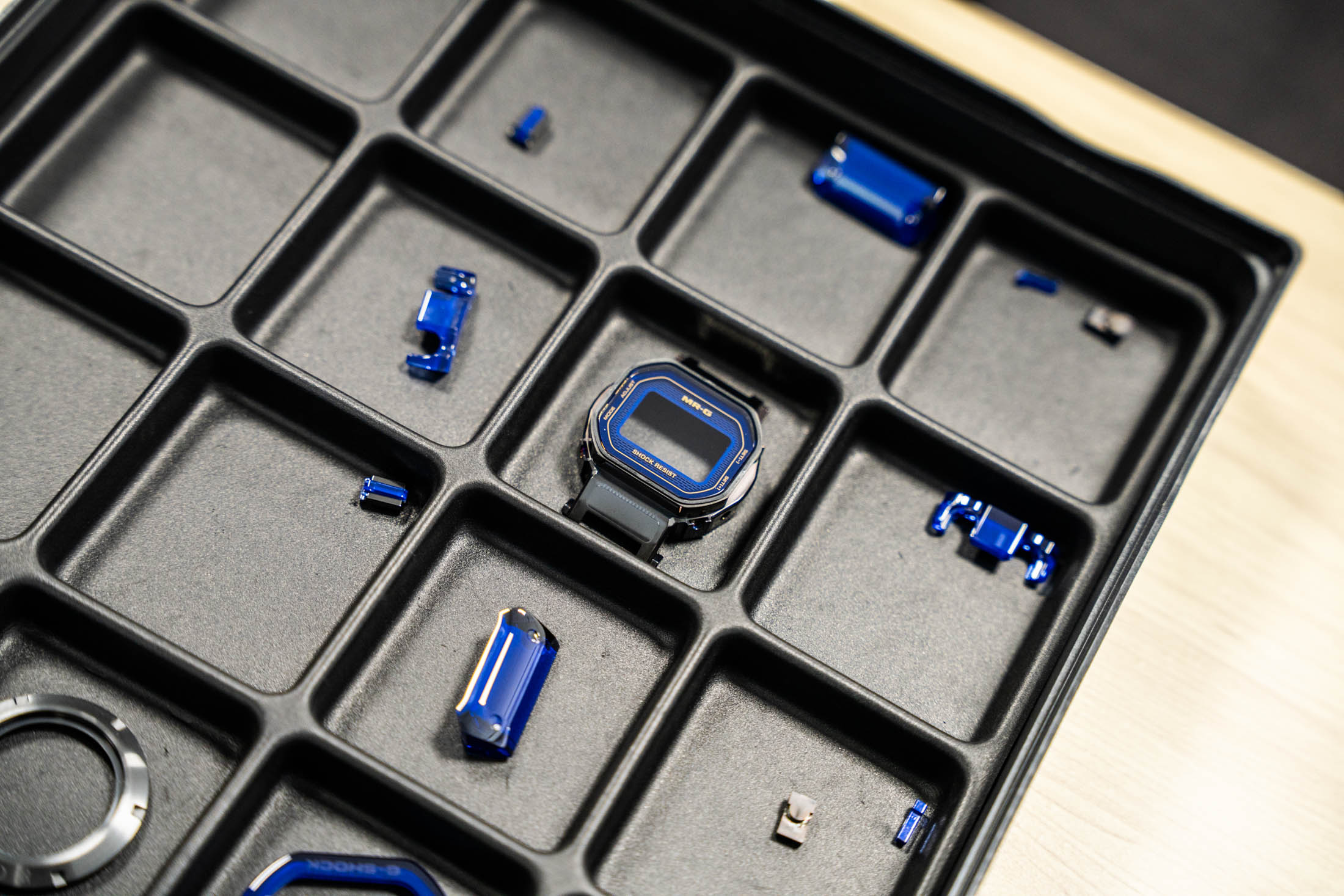 Hands-On: G-SHOCK Reveals The MRG-D5000 “Blue Rose Project” In Sapphire