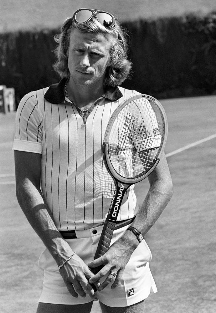 Bjorn Borg in Cartier Tank