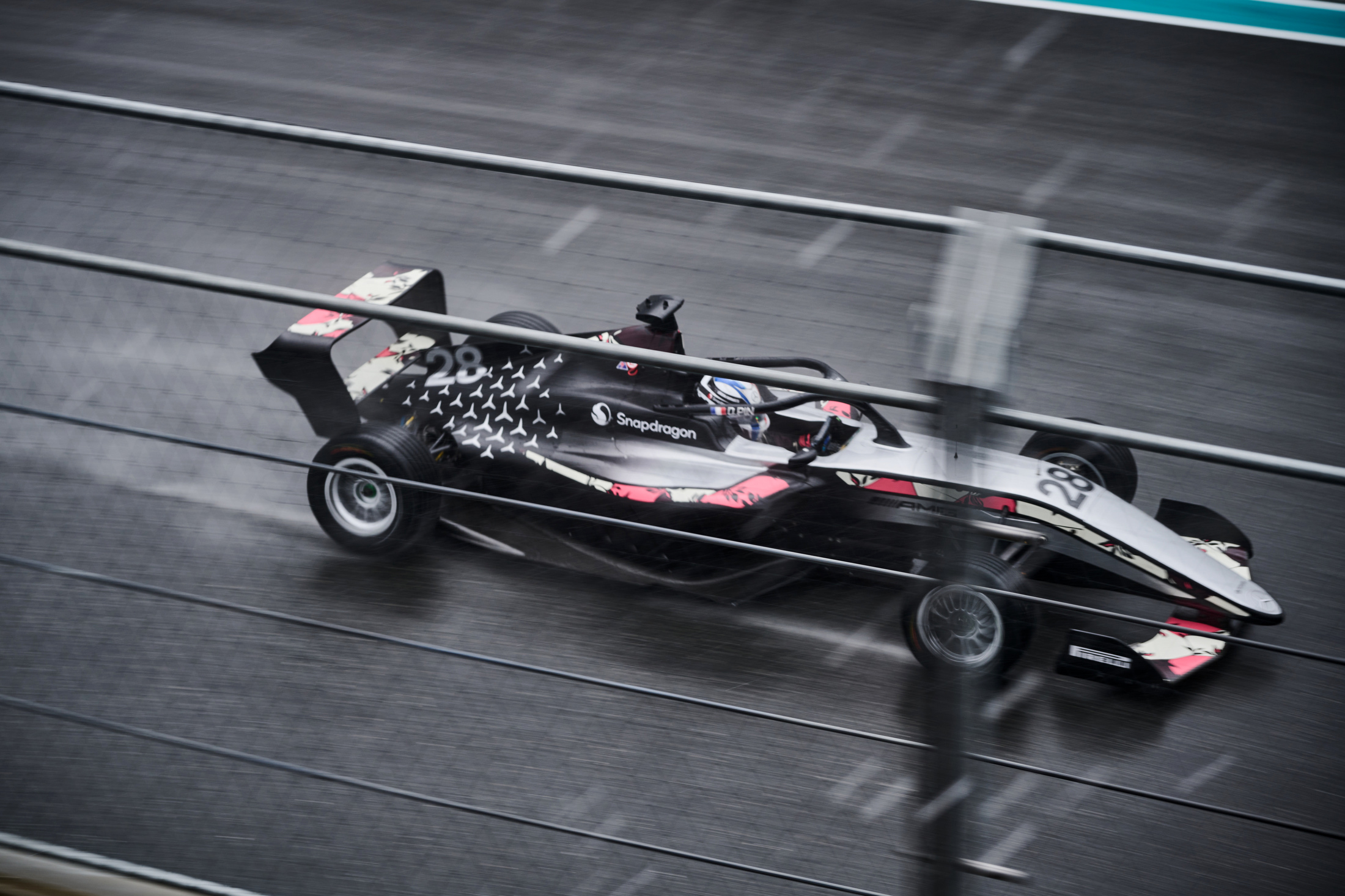 Doriane Pin. She is partnered with PREMA Racing and the Mercedes-AMG PETRONAS Formula One Team