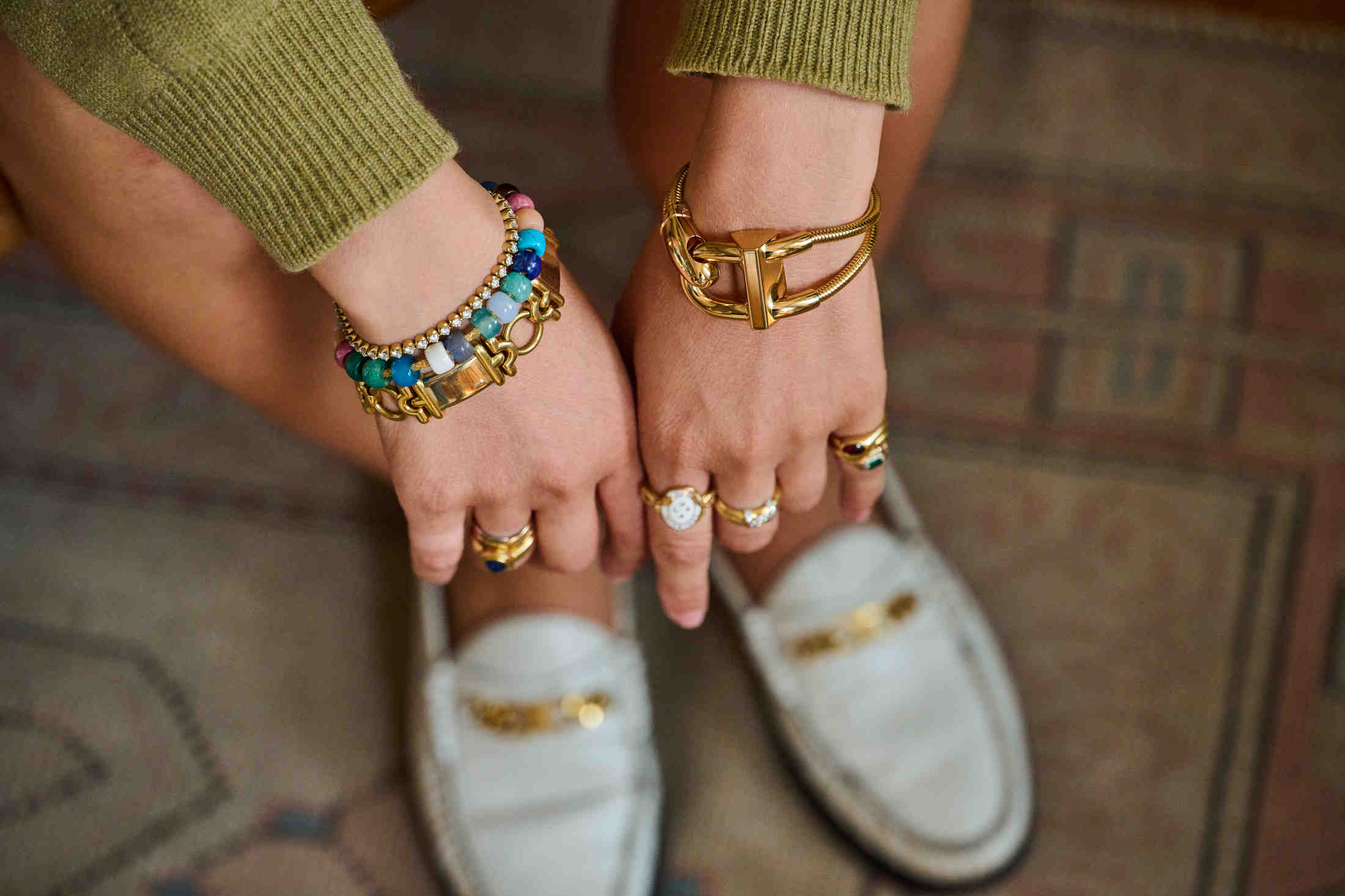 VCA Cadenas on wrist