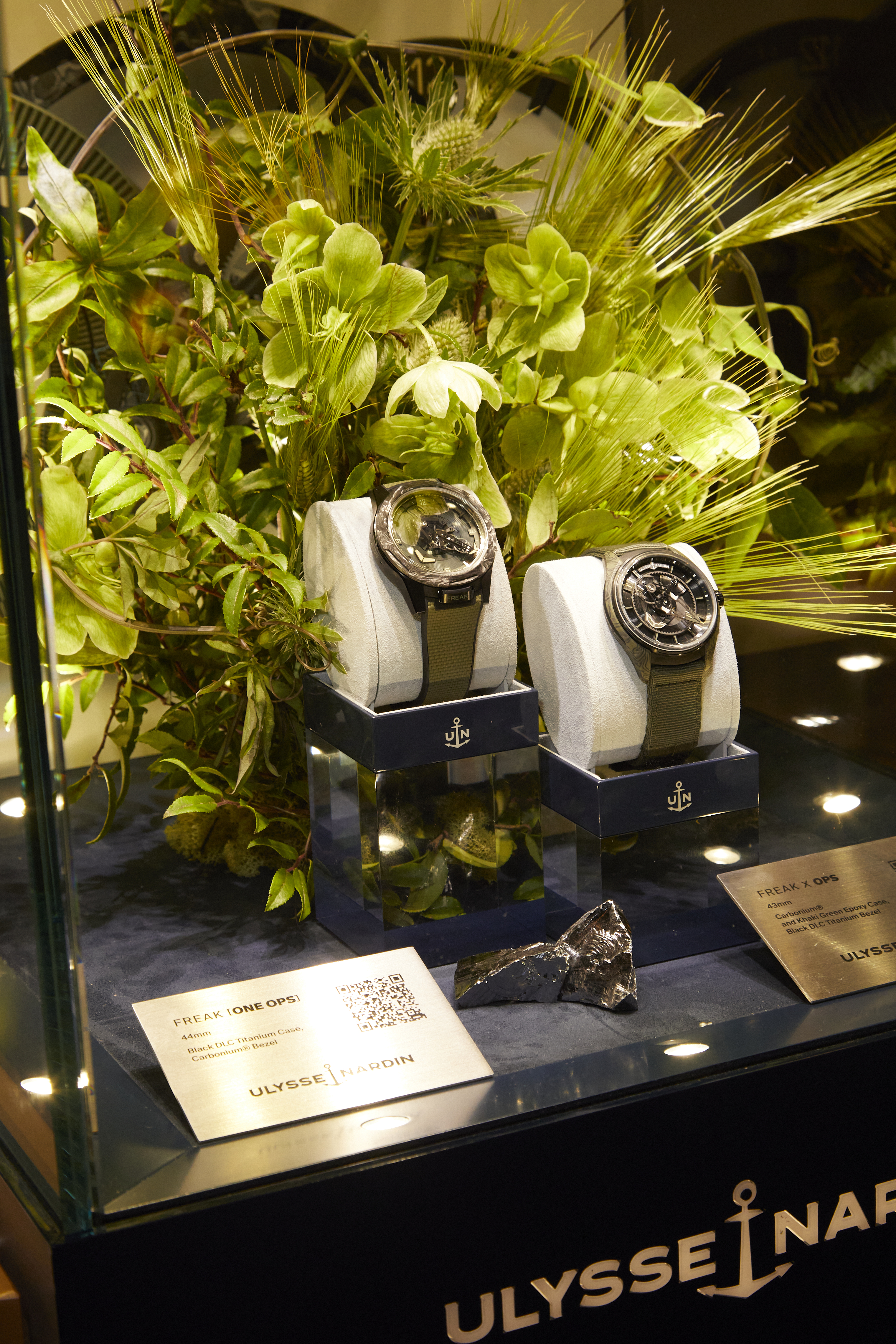 Two Ulysse Nardin green watches
