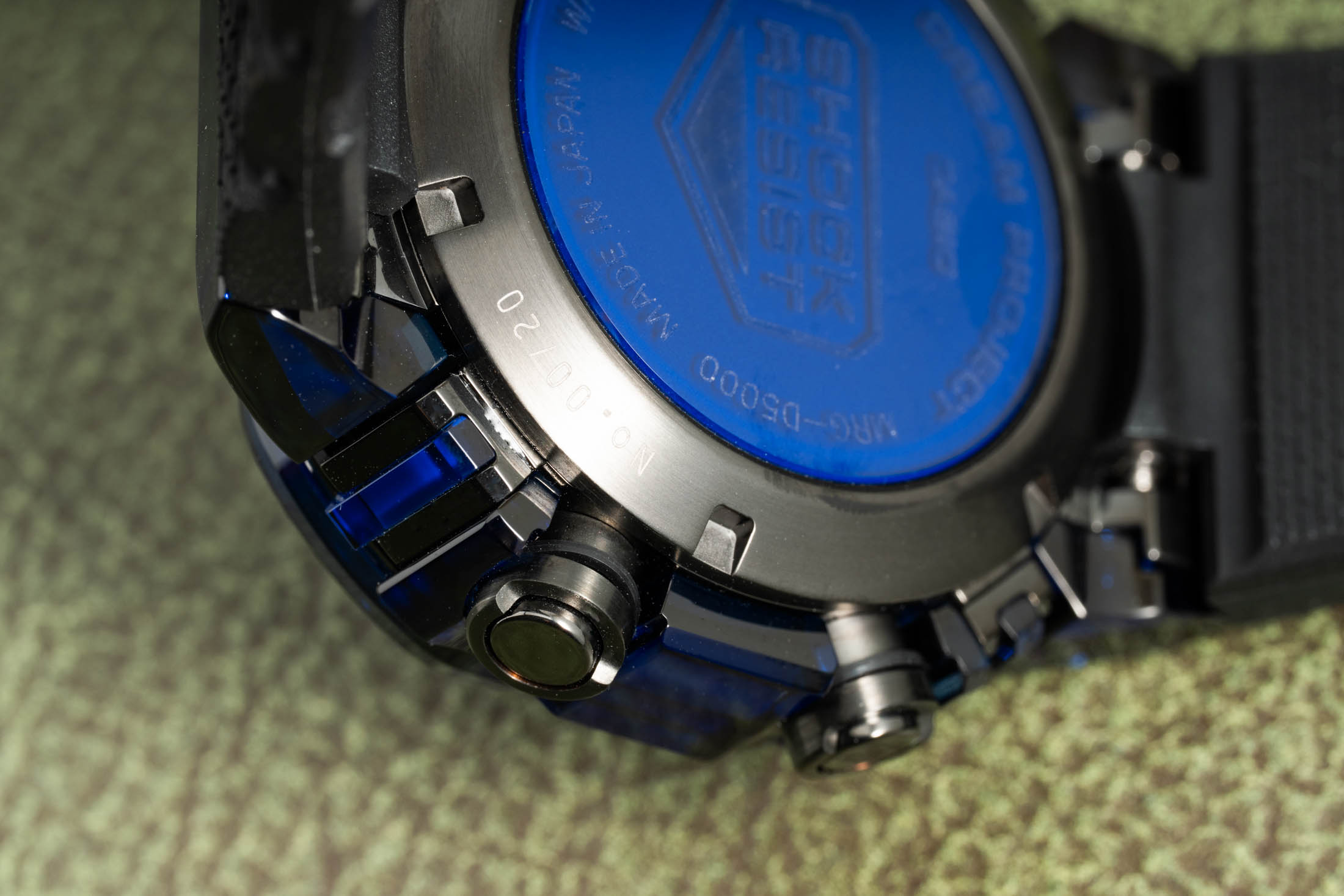 Hands-On: G-SHOCK Reveals The MRG-D5000 “Blue Rose Project” In Sapphire