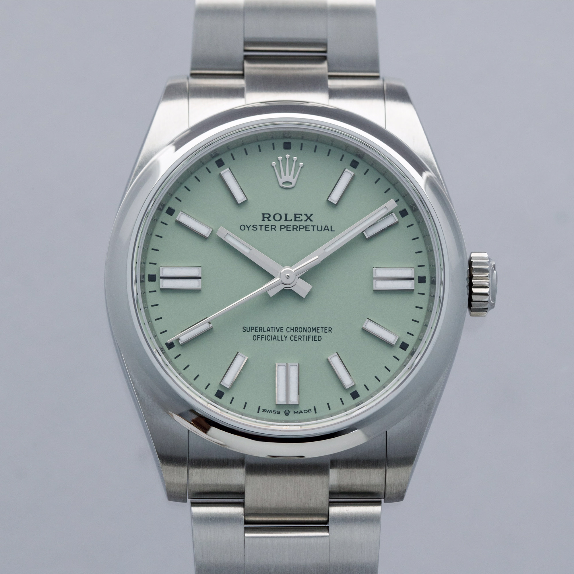 2025 Rolex Oyster Perpetual Pistachio dial