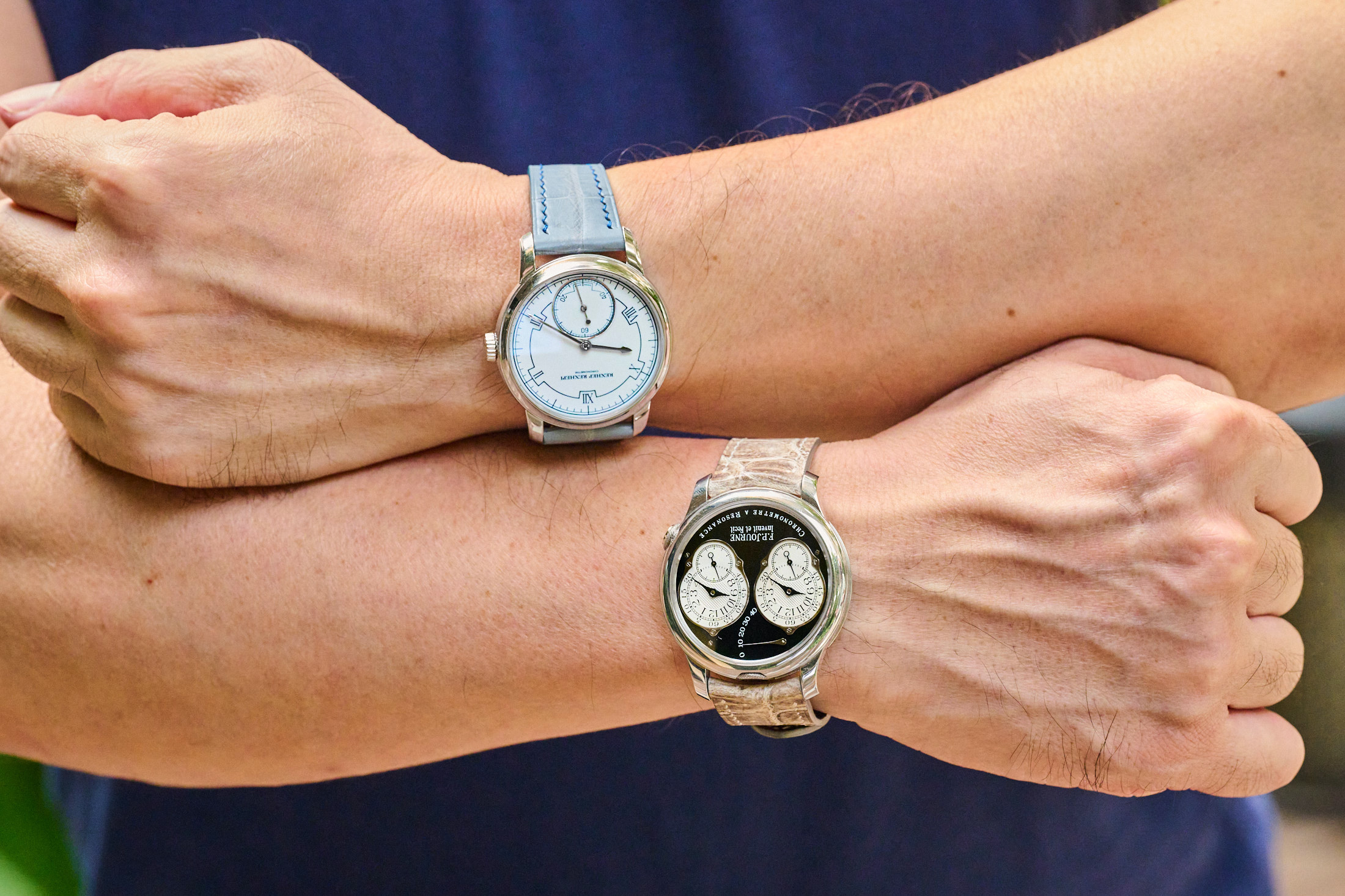 Rexhep Rexhepi Chronomètre Contemporain and F.P.Journe Chronomètre à Résonance
