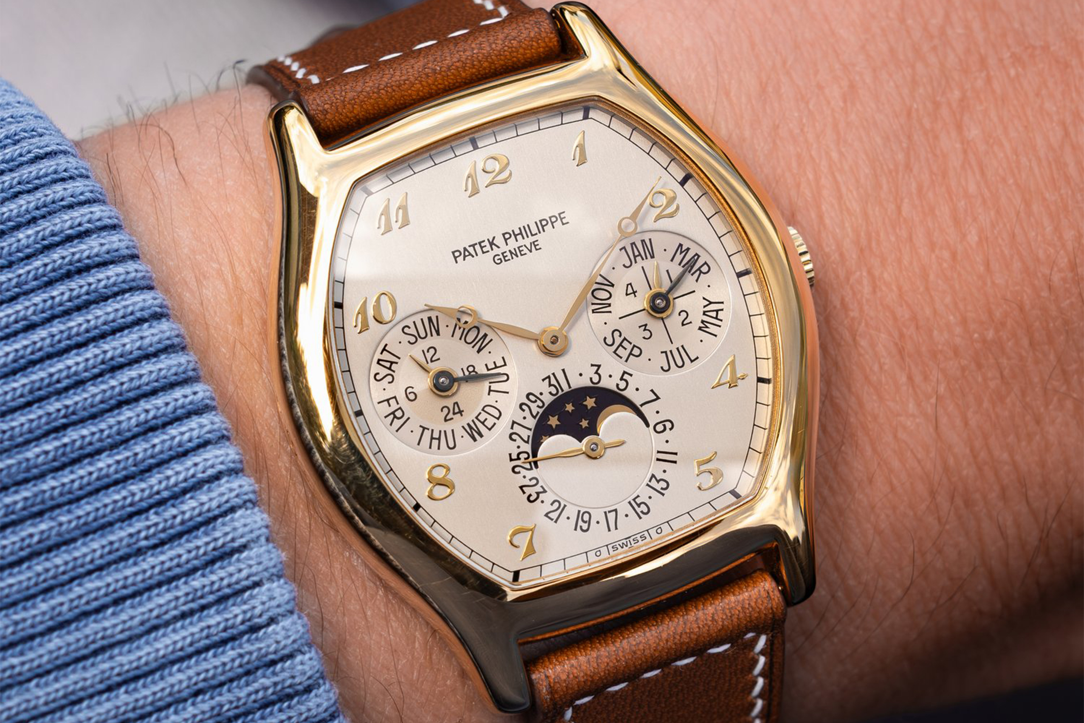 A Patek Ref. 5040J on the wrist