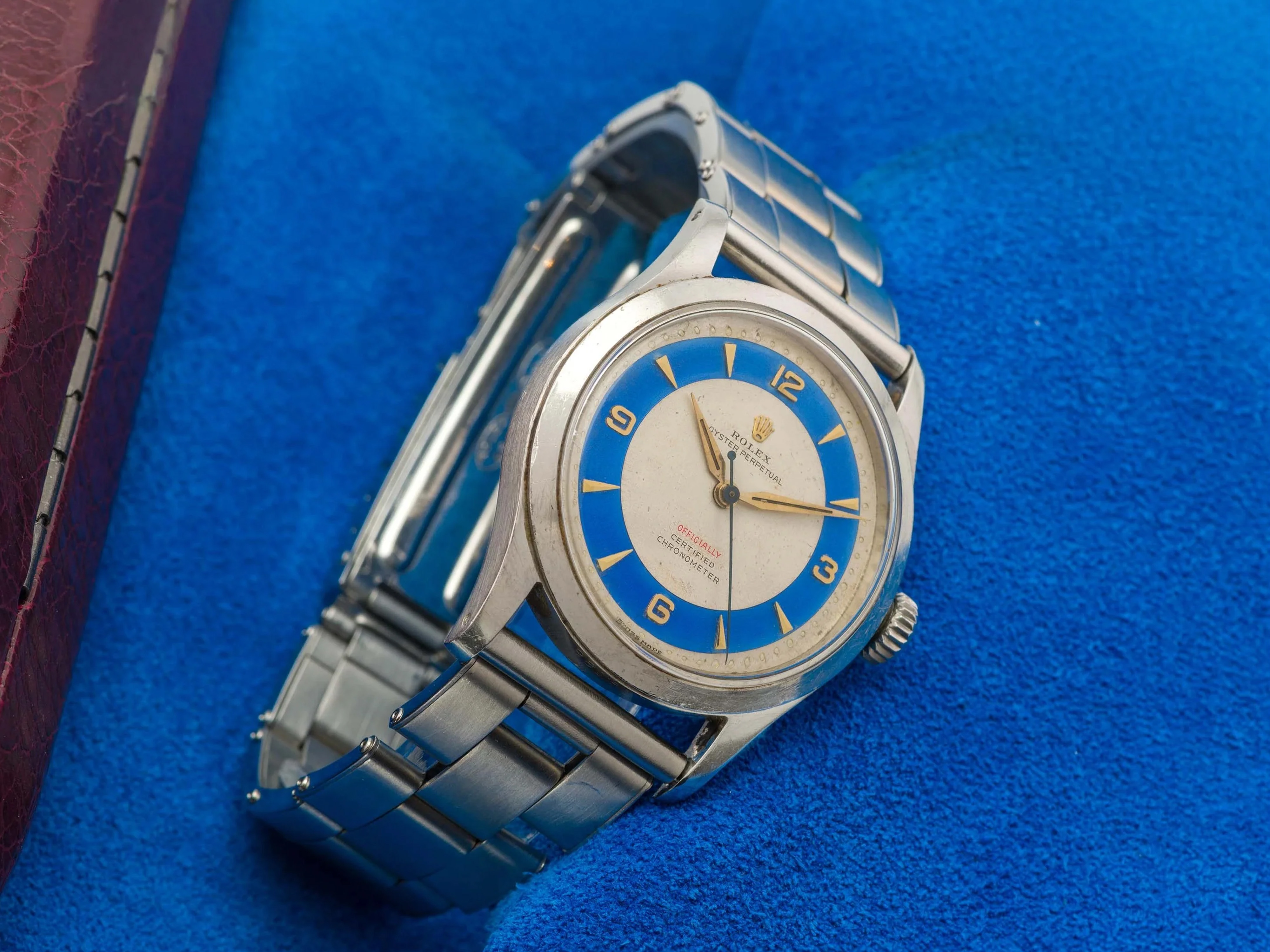 A Rolex ref. 6332 Bubbleback with enamel dial