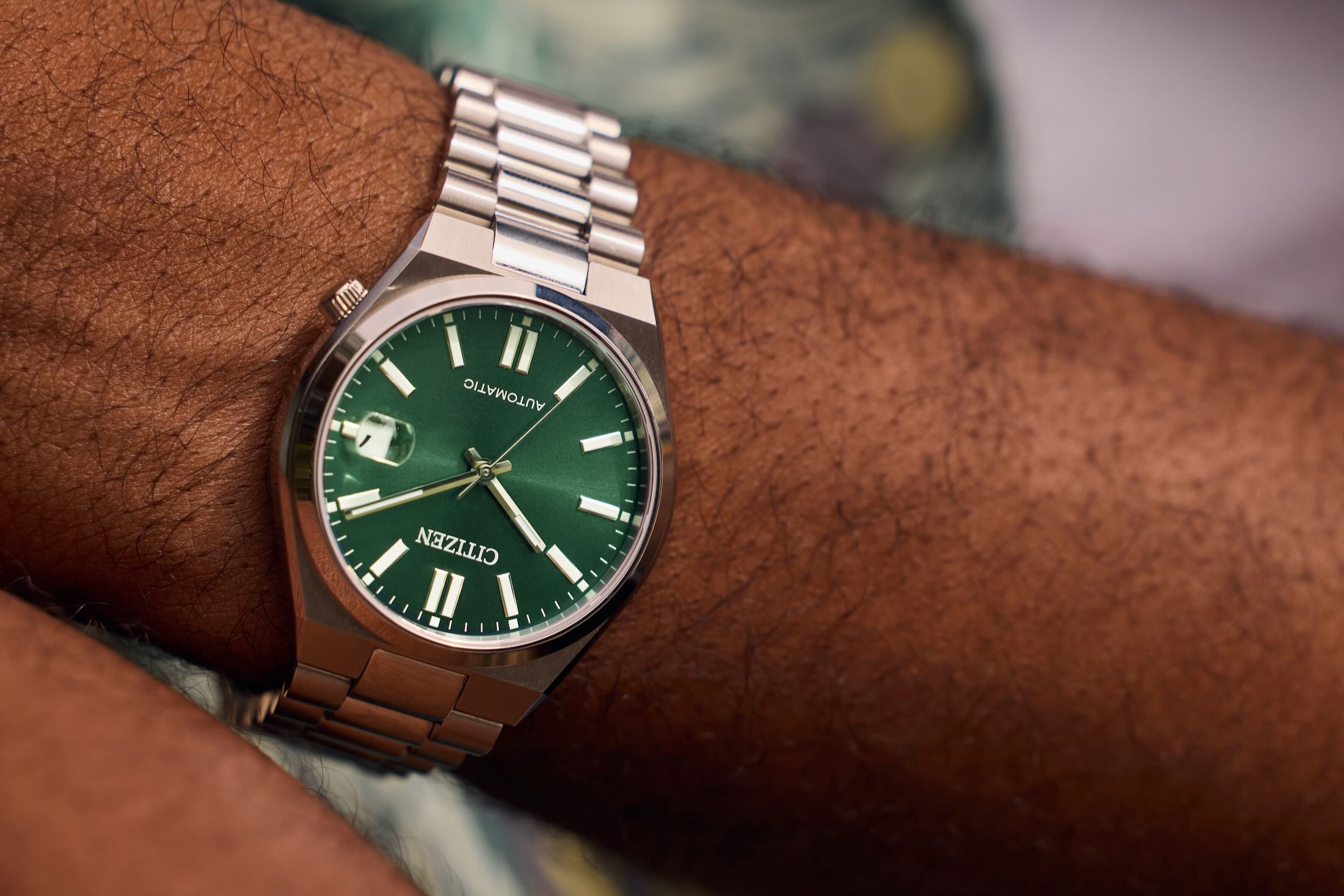 Green dial tsuyosa 37mm