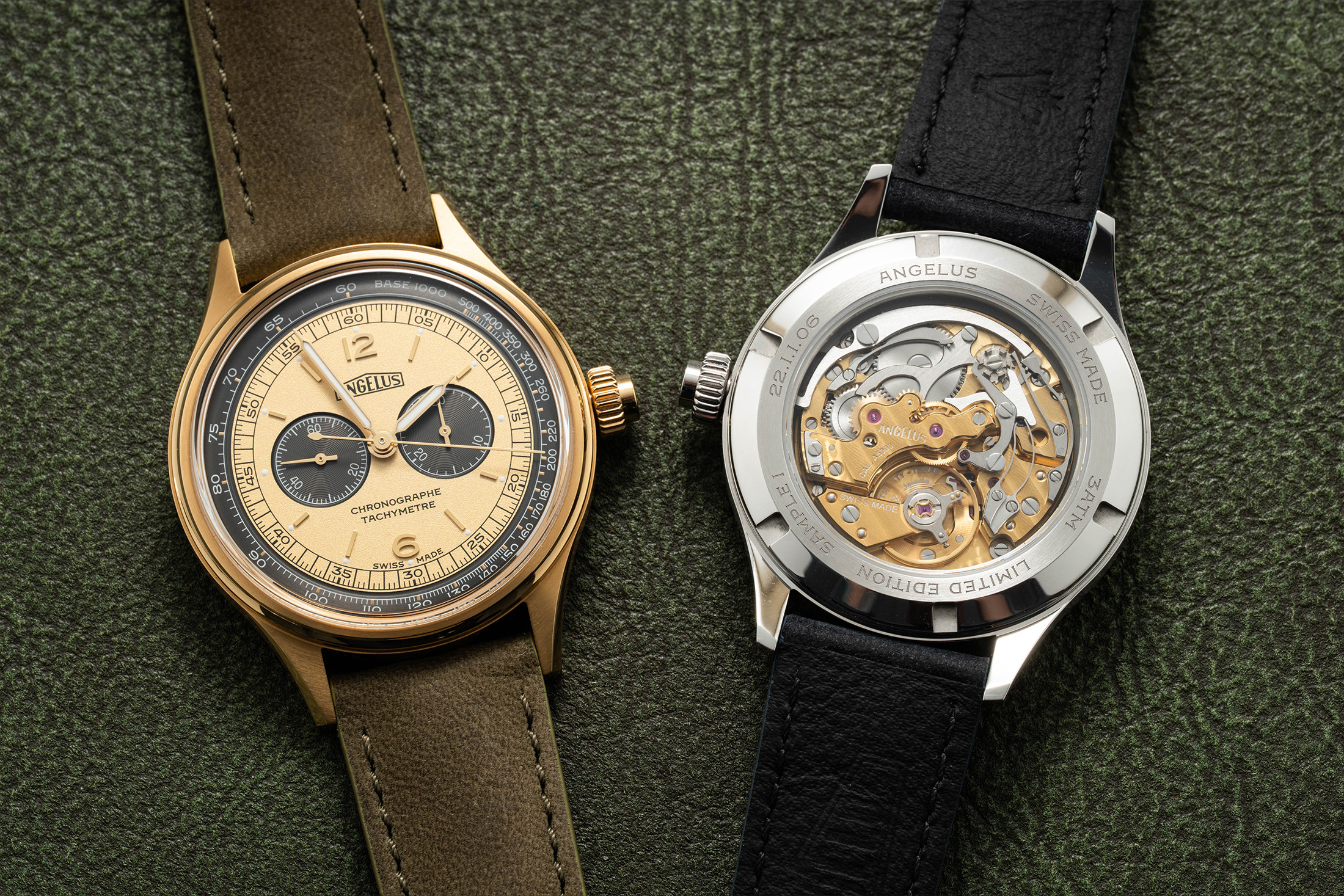 Introducing: Angelus Chronographe Tachymètre (Live Pics)