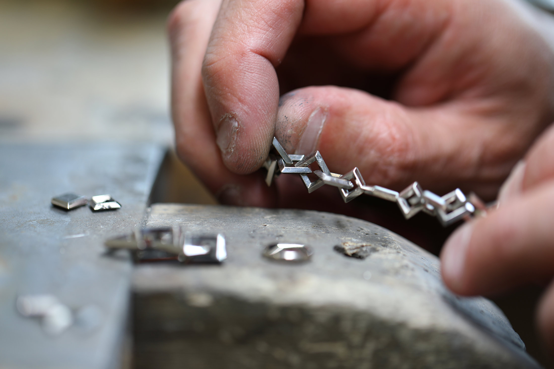 Chain creation, La Rose Carrée pocket watch