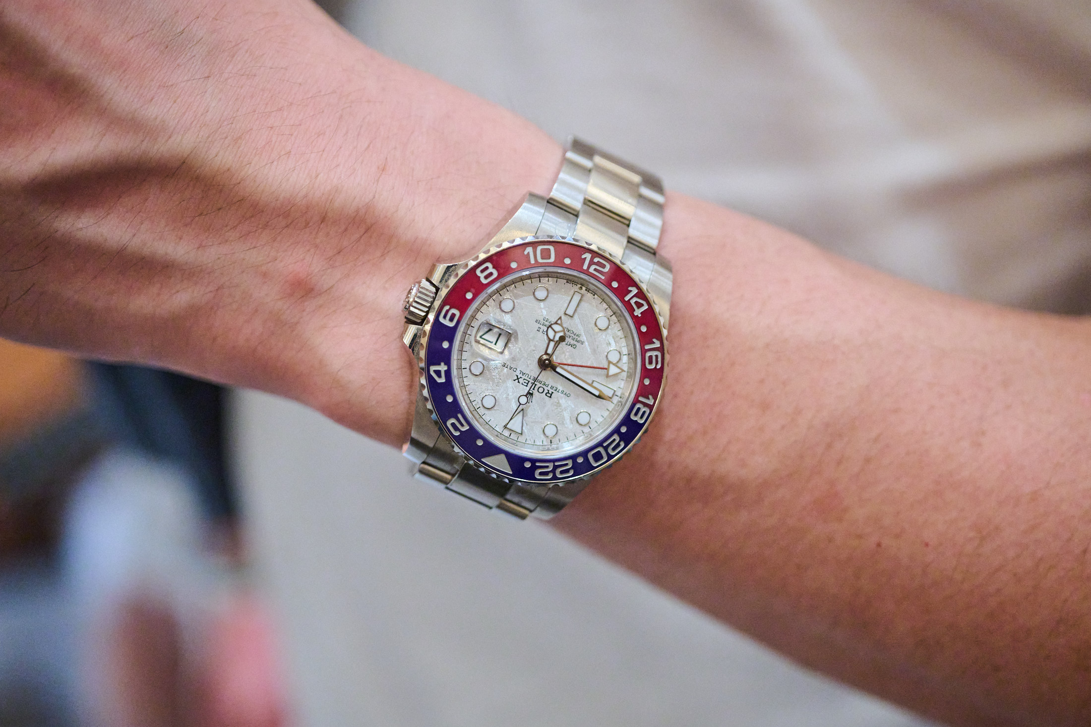 GMT Meteorite Dial