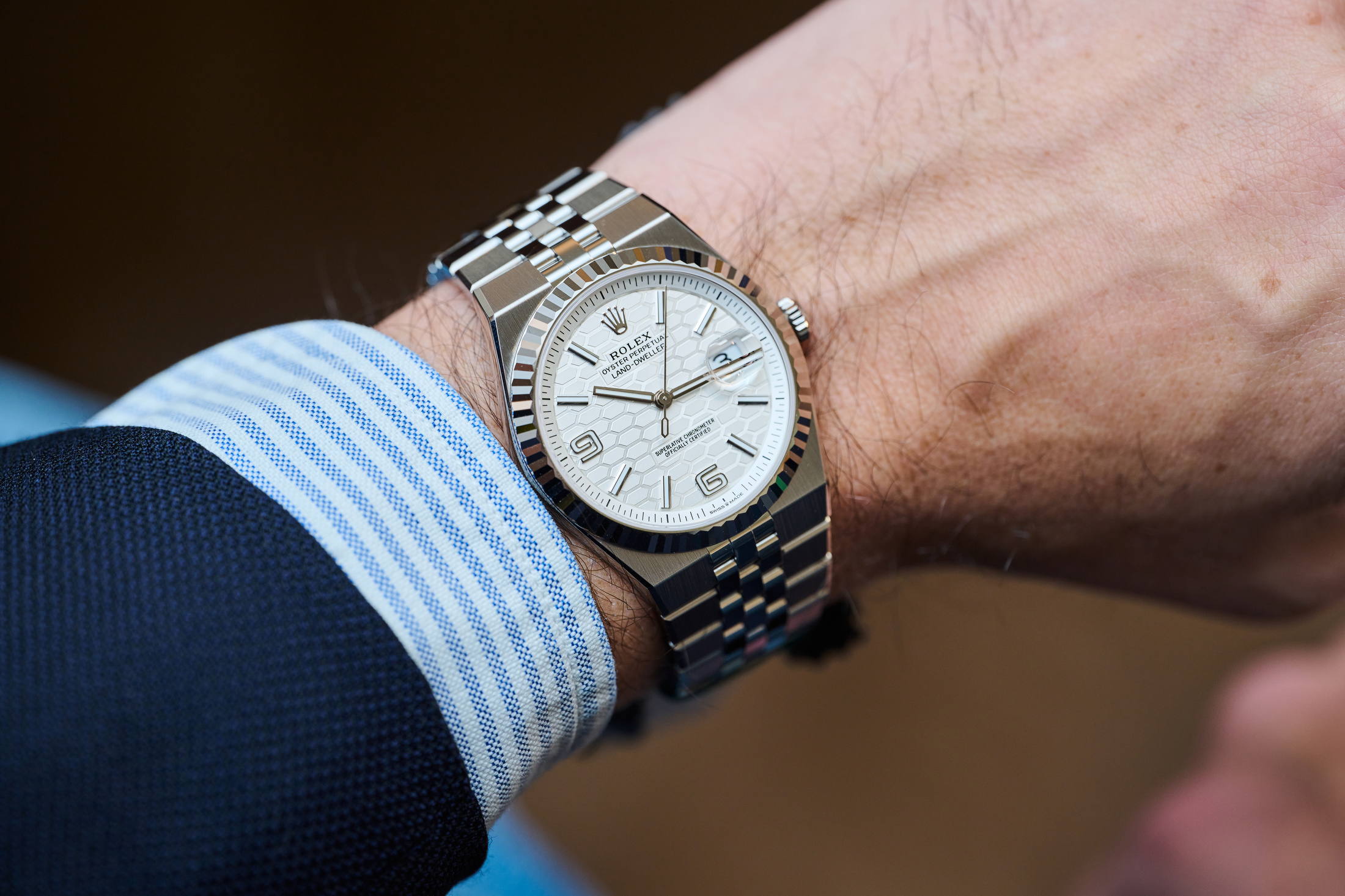 A Rolex Land-Dweller in steel