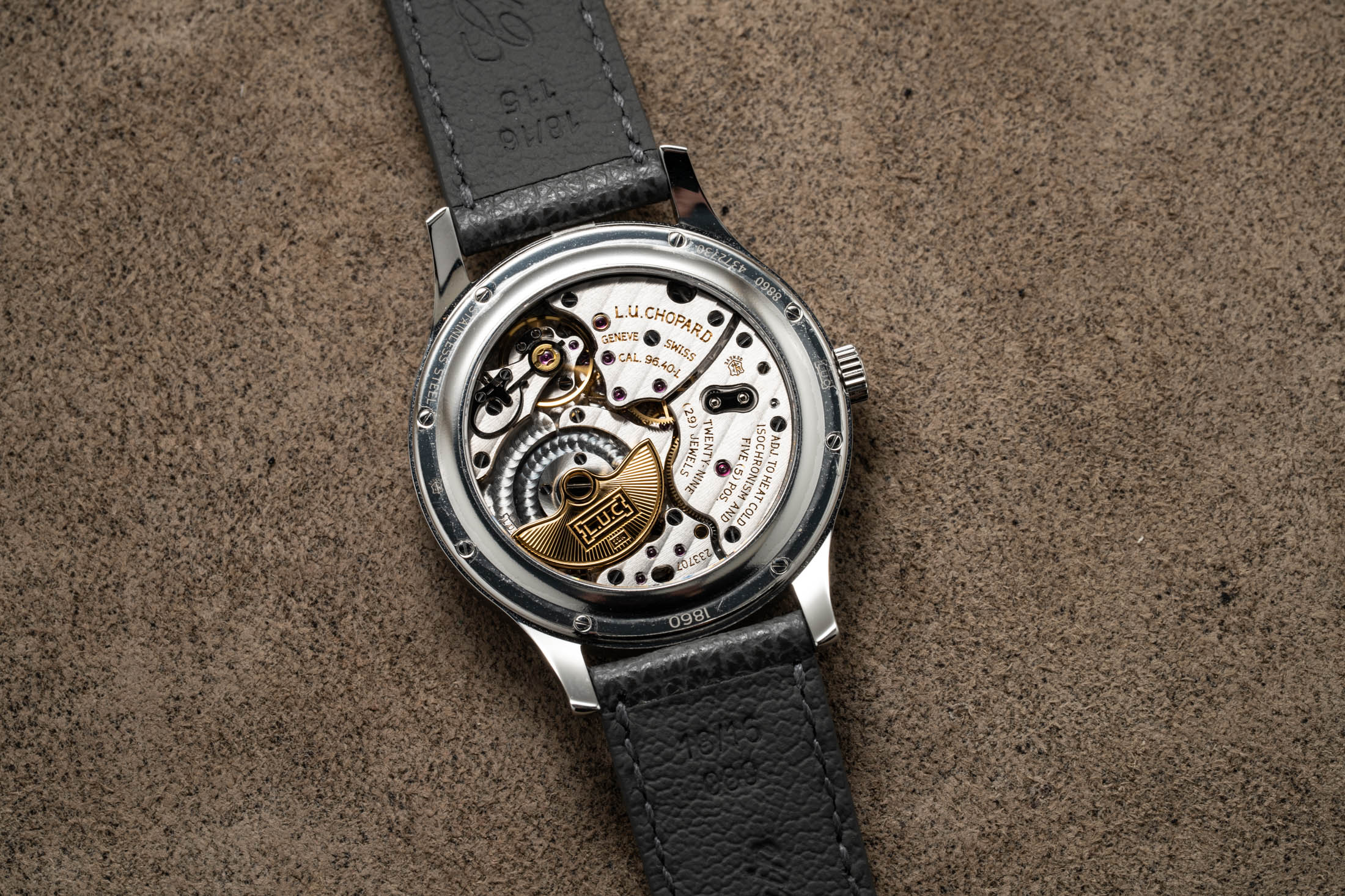 LUC 1860 Areuse Blue Caliber Shot