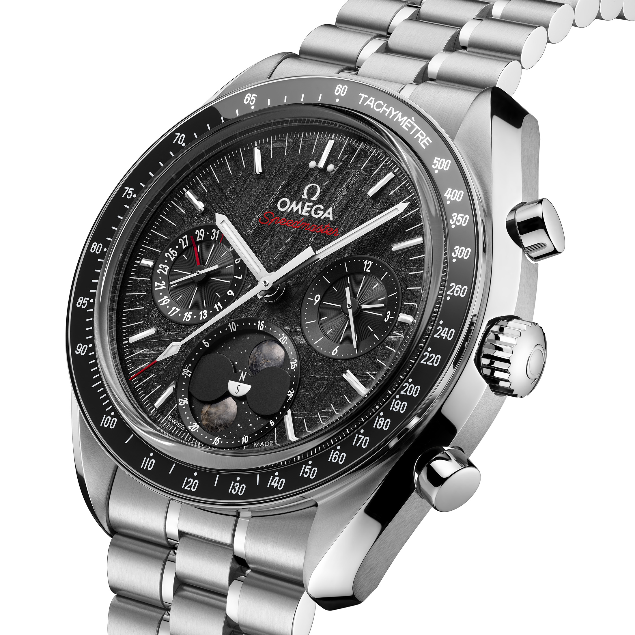Omega Speedmaster Moonphase Meteorite