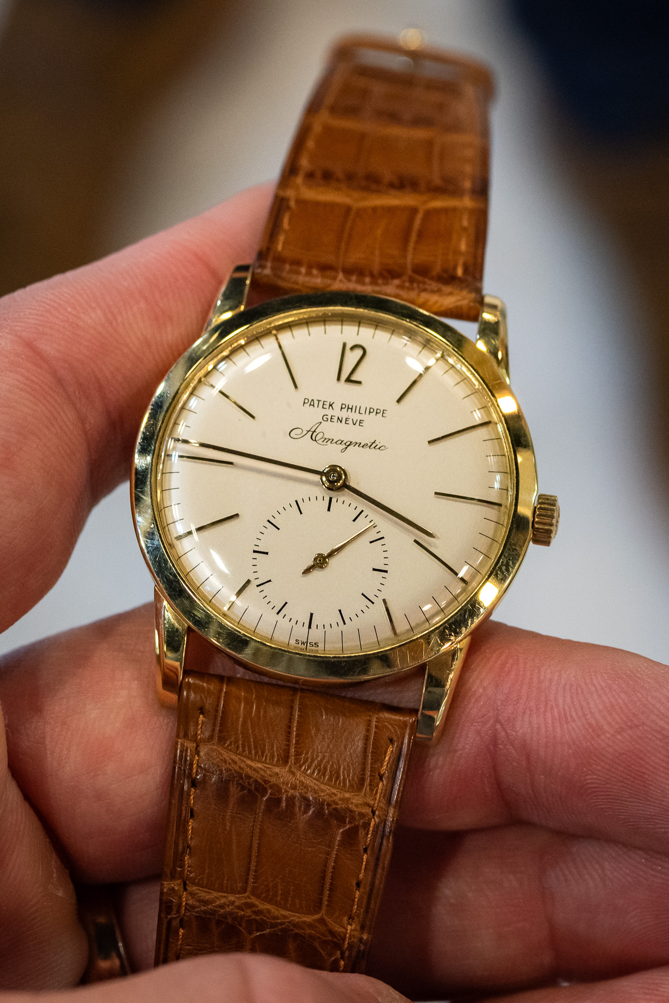 gold patek philippe amagnetic