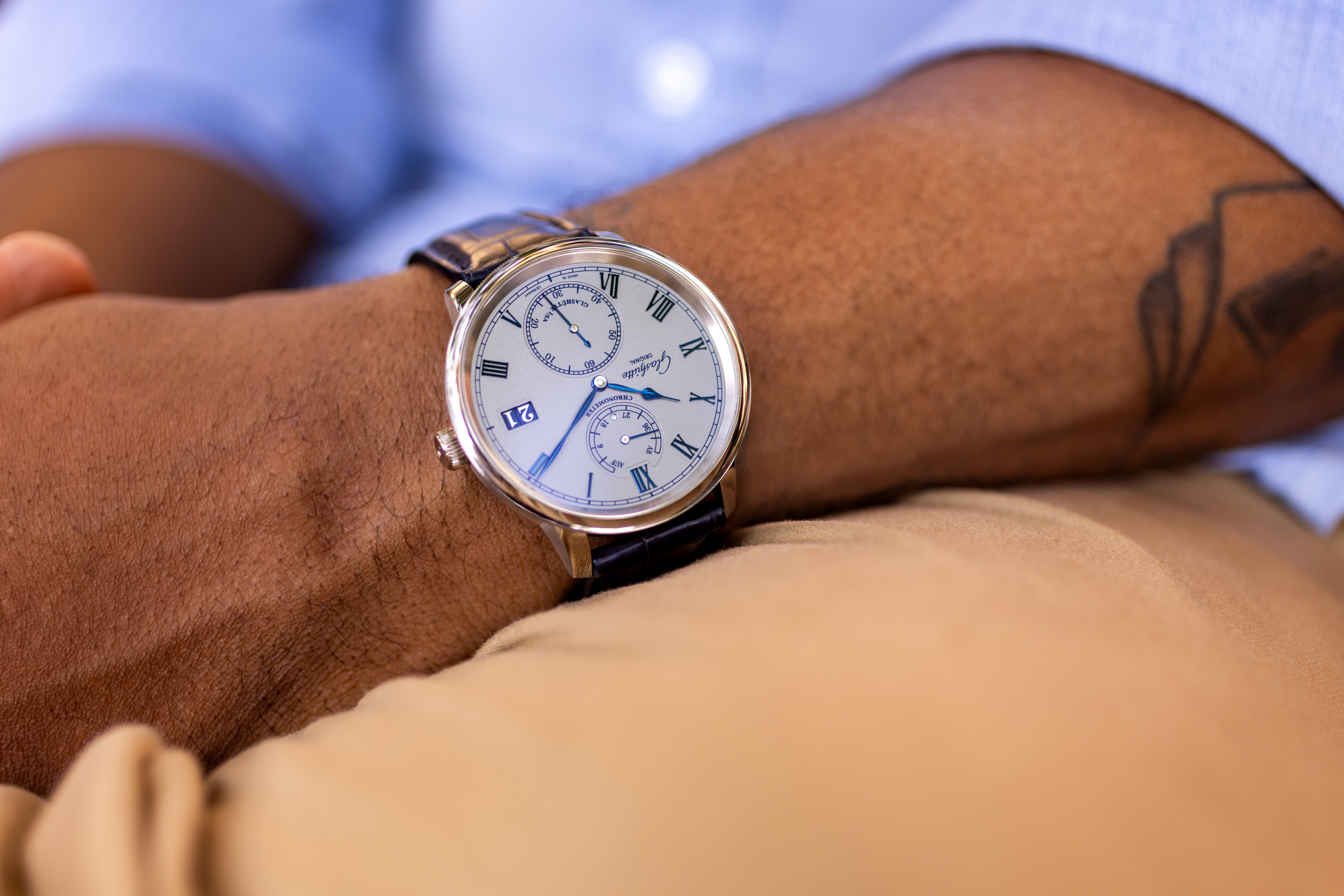 Senator Chronometer on wrist