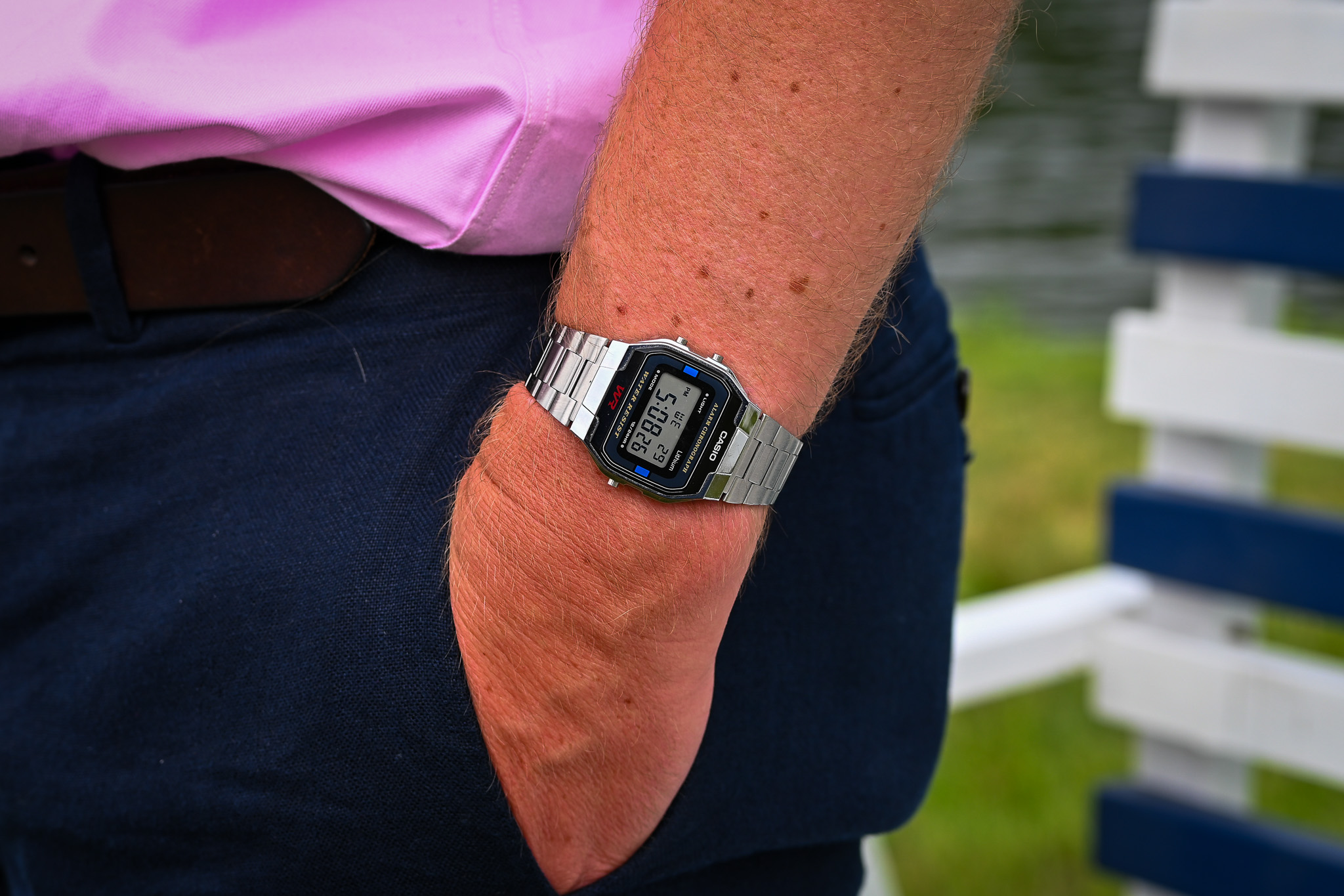 casio watch wristshot