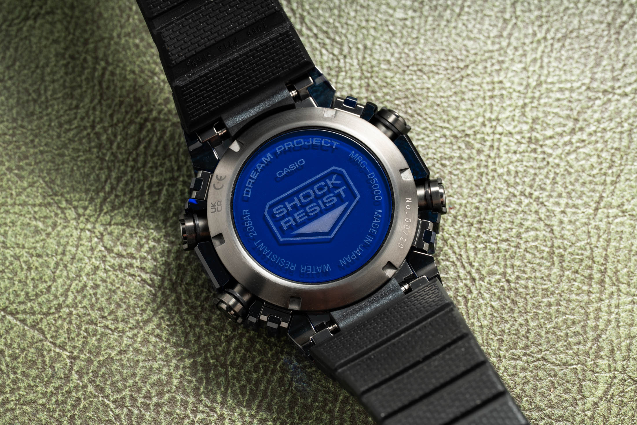 Hands-On: G-SHOCK Reveals The MRG-D5000 “Blue Rose Project” In Sapphire