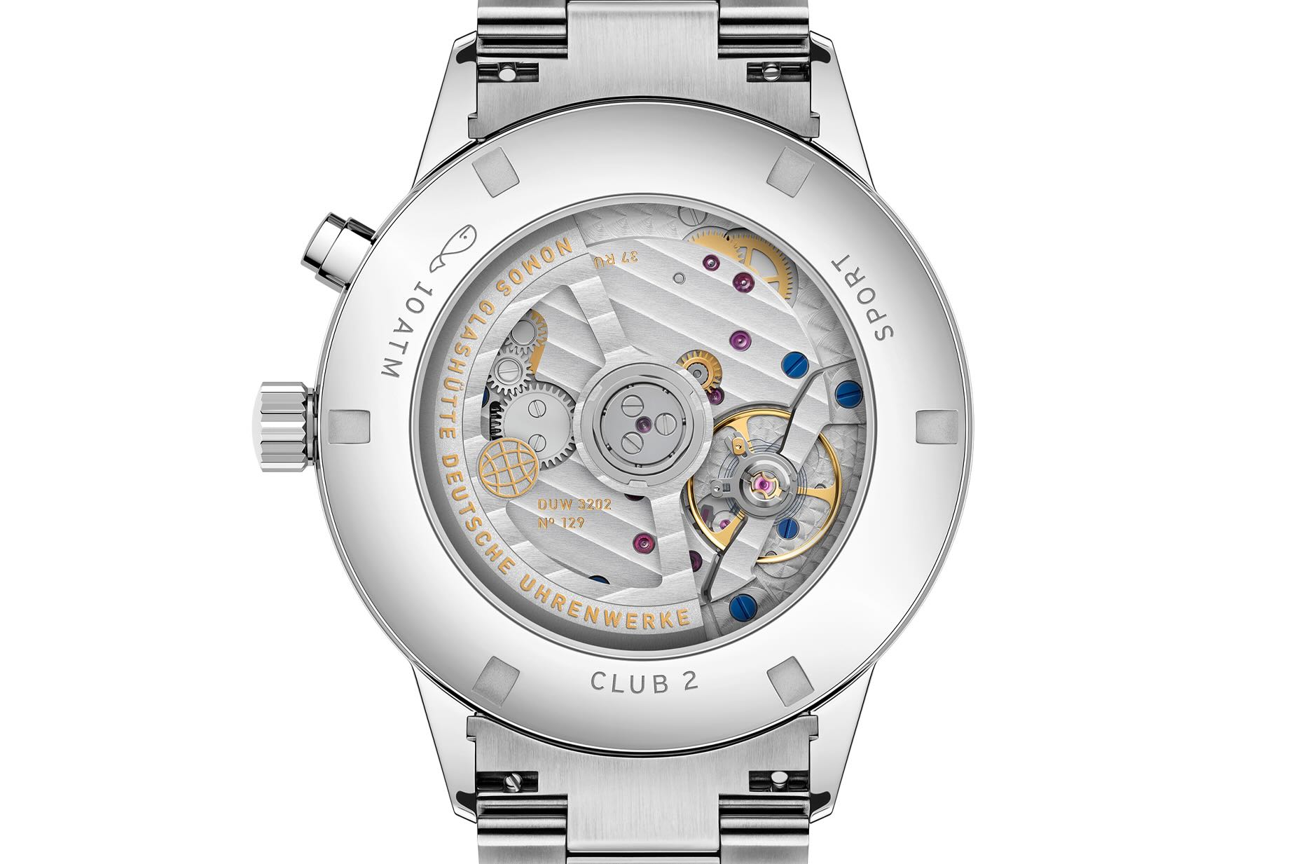 Nomos Worldtimer Caseback