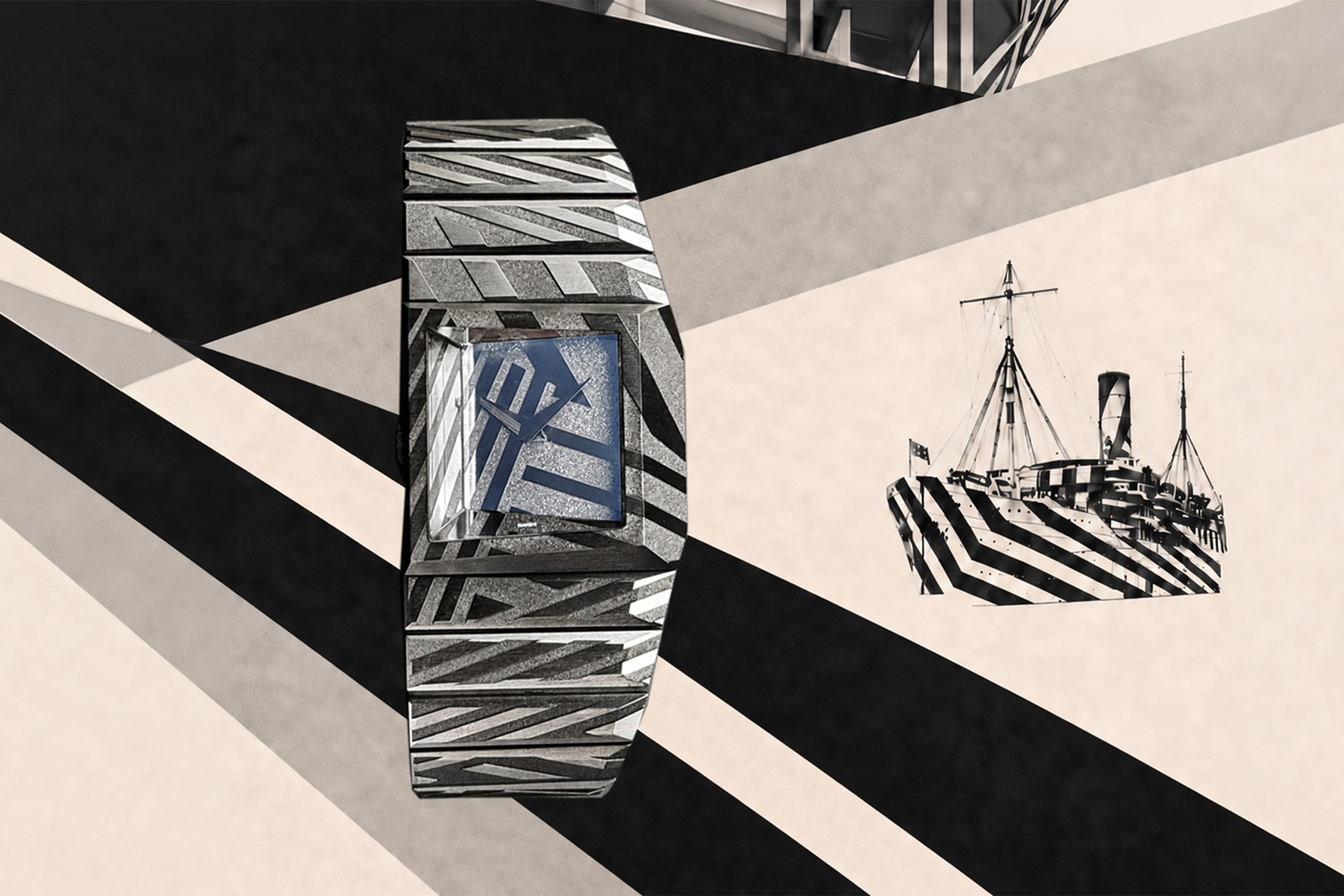 Introducing: Toledano & Chan B/1 Dazzle Is A Perfect Interpretation Of One Of The Weirdest Camouflage Patterns Ever
