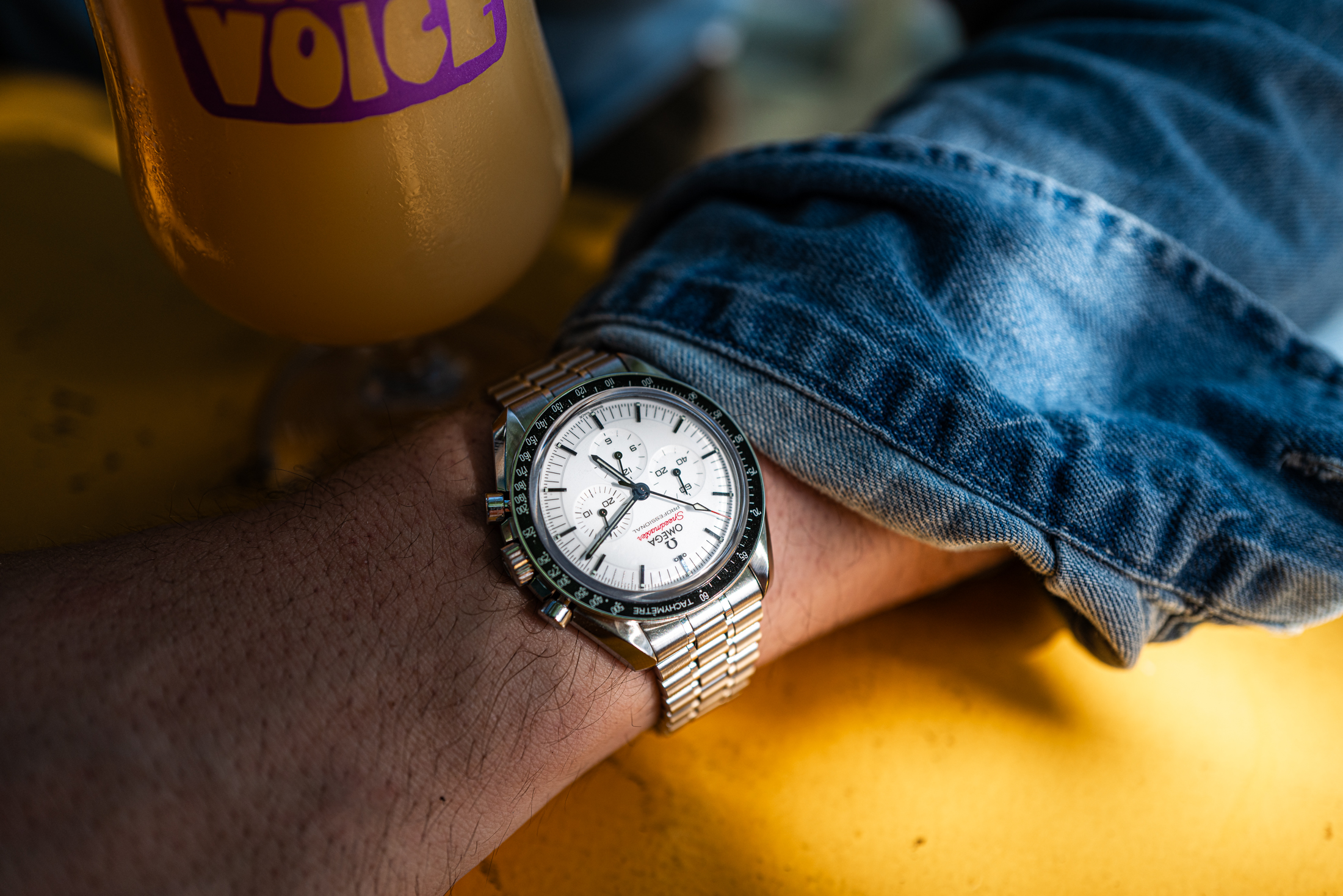 Omega White Speedmaster